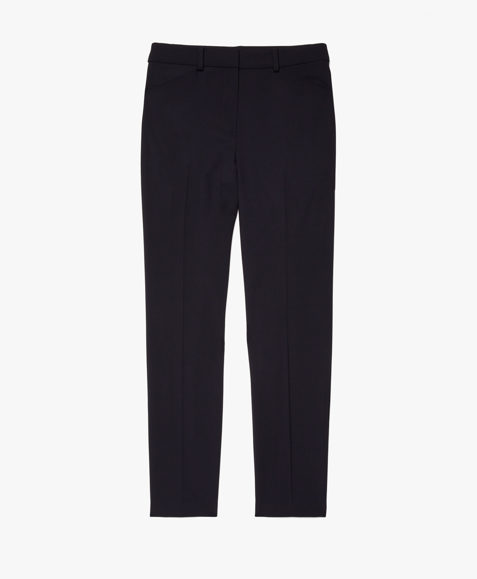 TheEssentialBrooksBrothersStretchWoolSlimCropPants in Navy for Women Brooks Brothers UK
