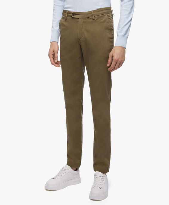 Brooks Brothers Stretch Cotton Chinos Military CPCHI008COBSP002MILIP001