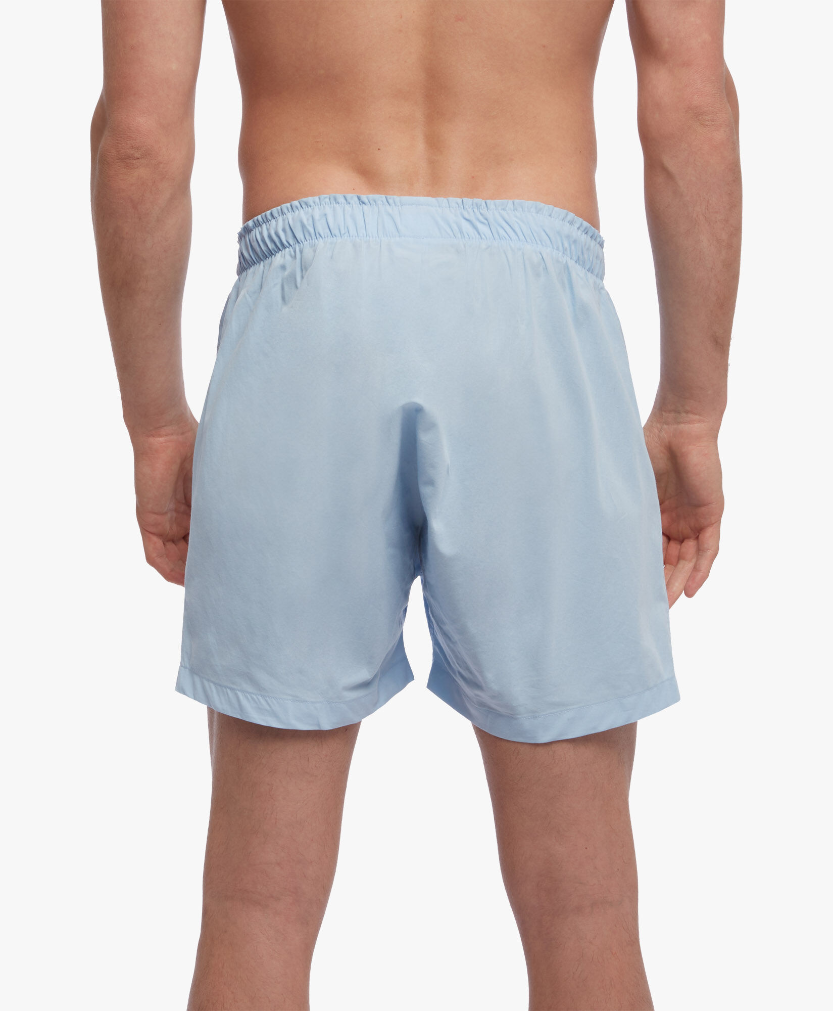 Brooks Brothers Cotton Boxer Shorts Light blue UNDER001COPCO001LTBLP001