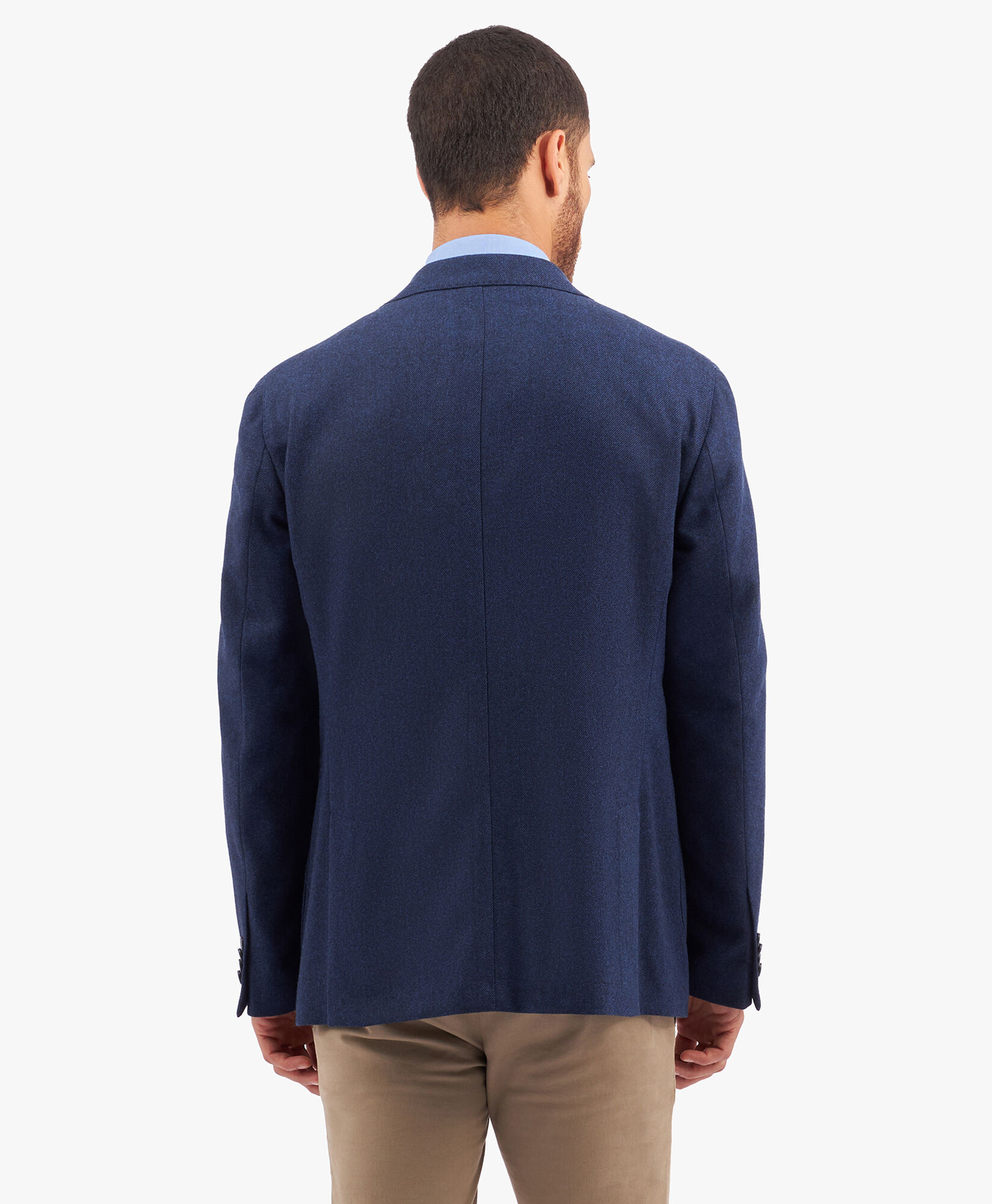 Navy Blue Wool Cashmere Blend Blazer in Navy for Men Brooks Brothers UK