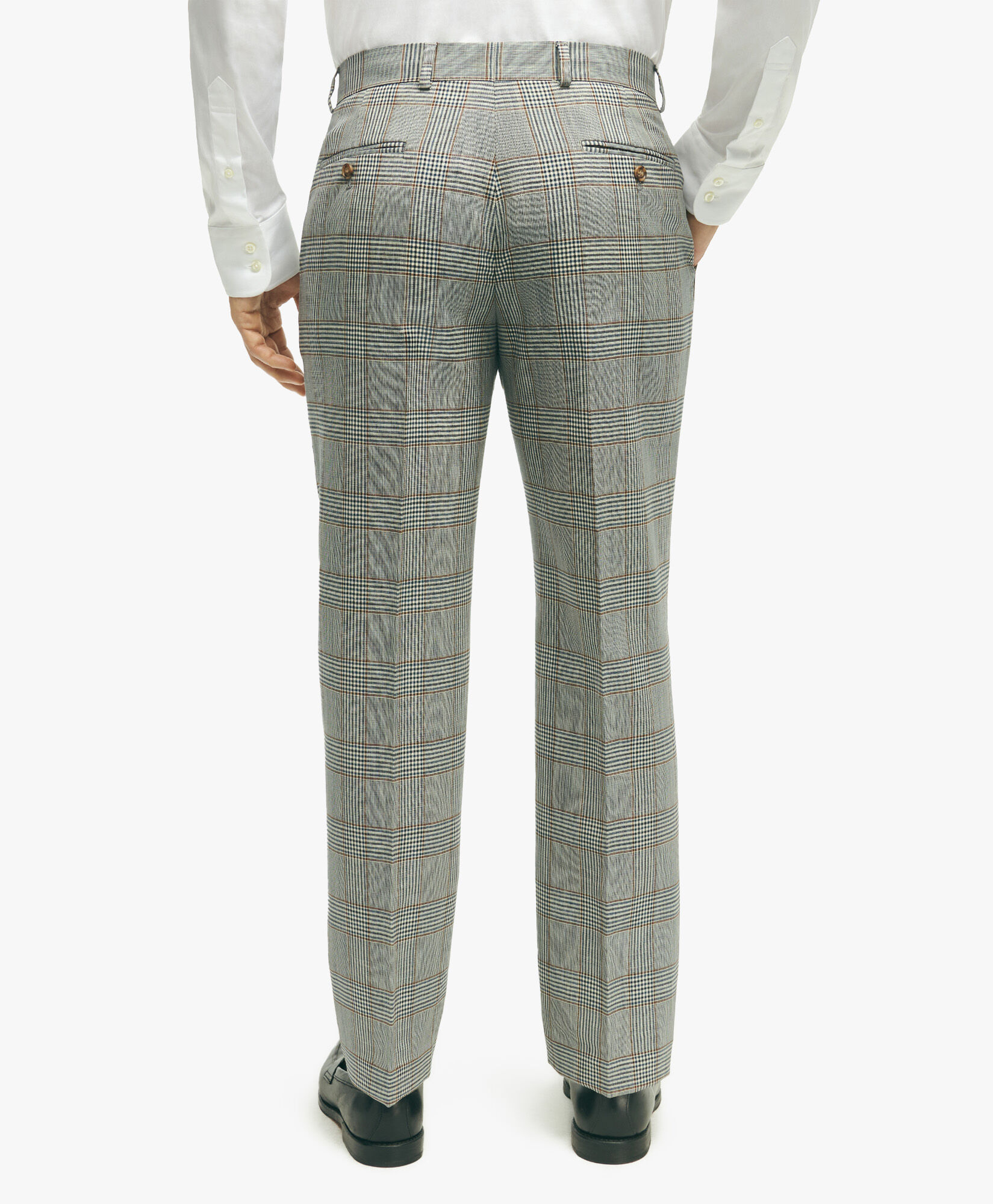 RegentFitWoolCheckSuitPants in Multi for Men Brooks Brothers EU