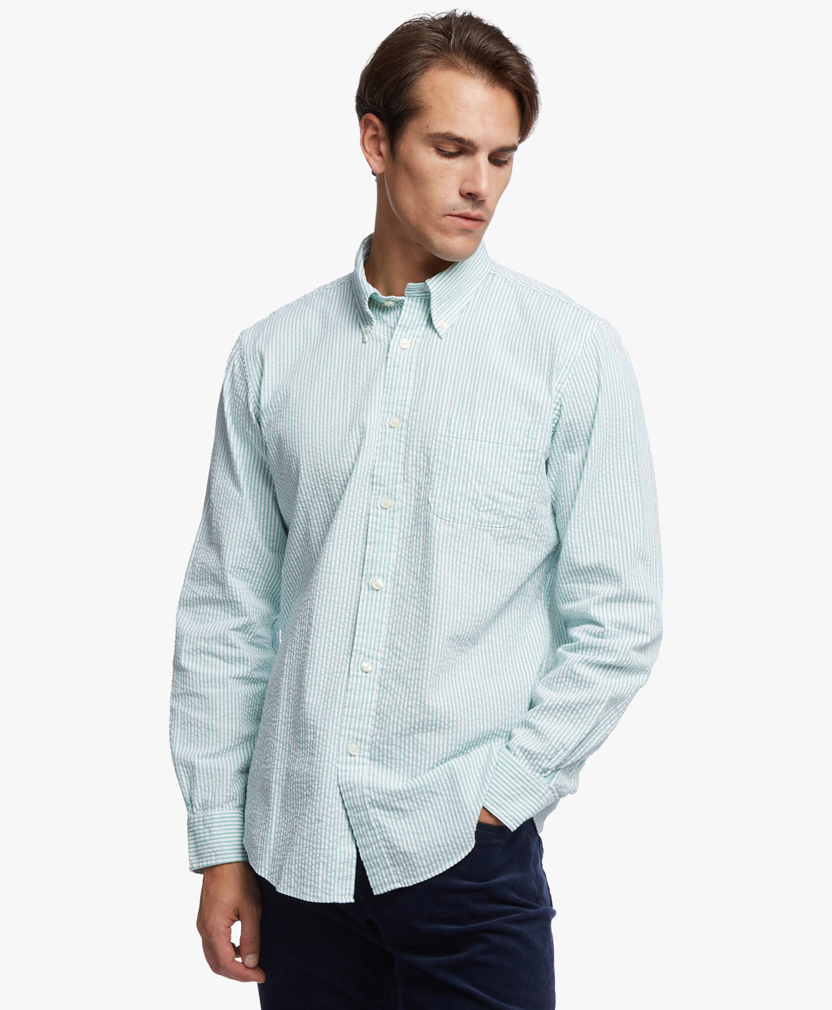 Men s Shirts Short Long Sleeve Button Downs Brooks Brothers