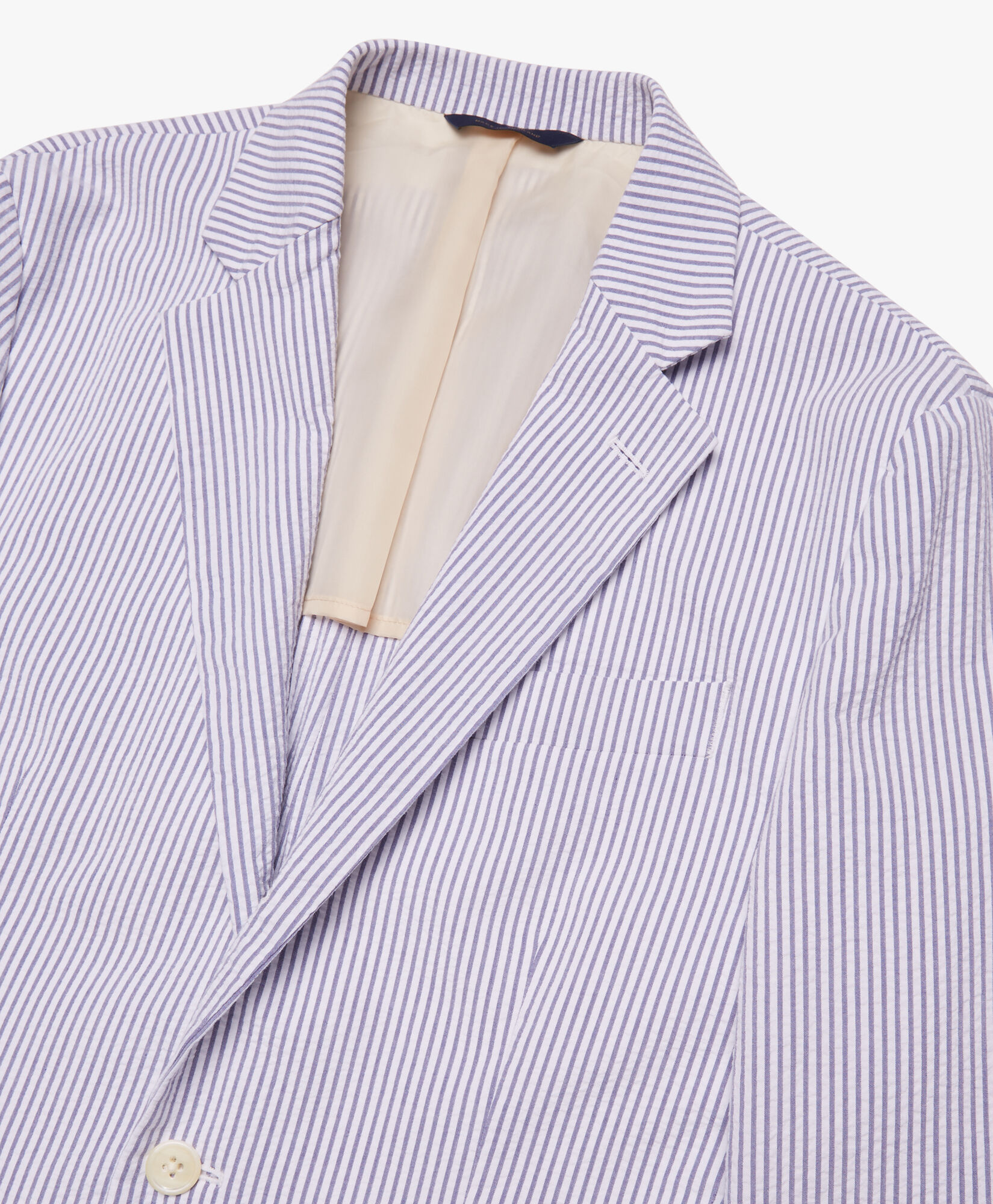 MilanoFitCottonSeersuckerSportCoat in Blue for Men Brooks Brothers UK