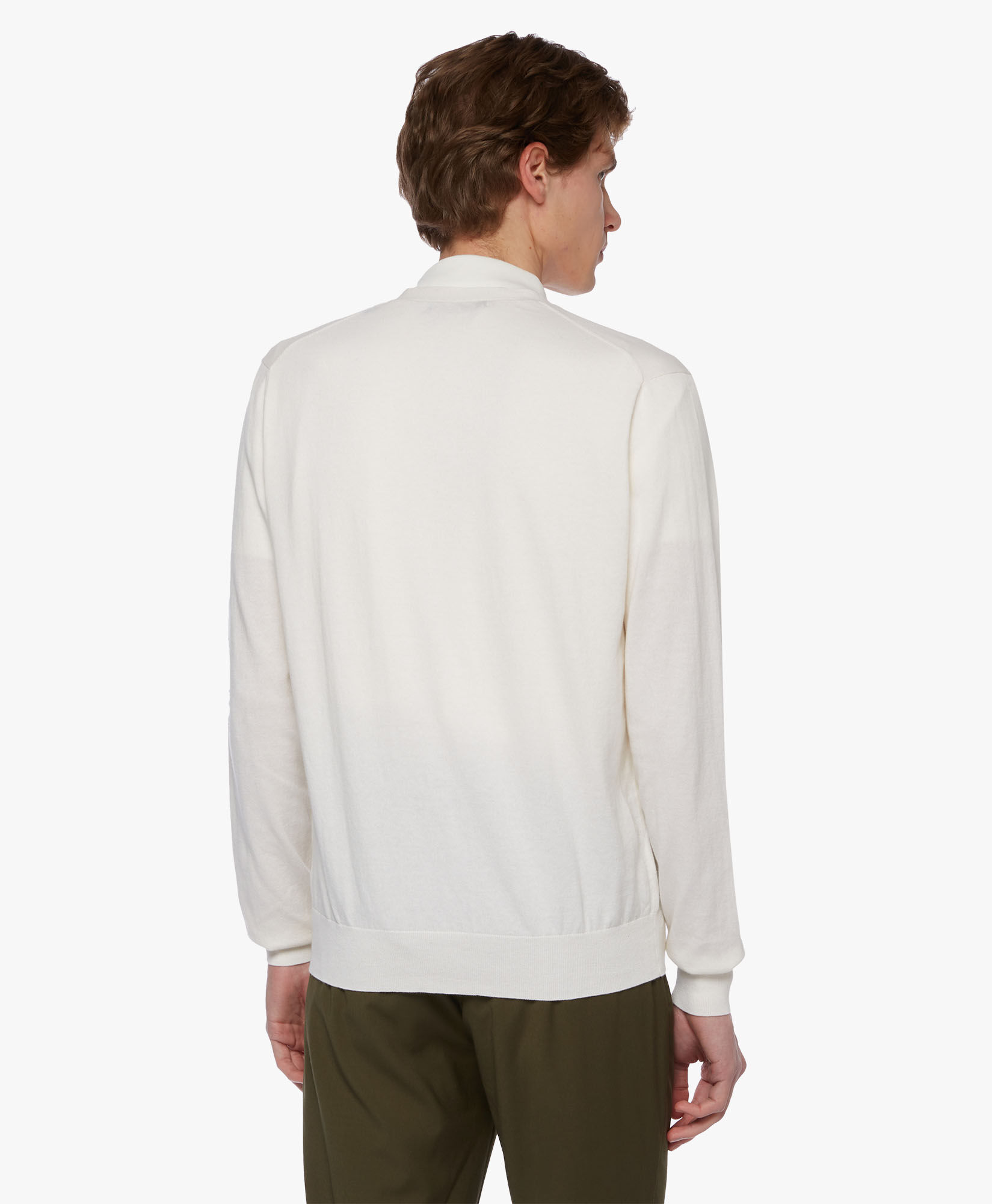 Cotton and Cashmere Cardigan in Off white for Men Brooks Brothers EU