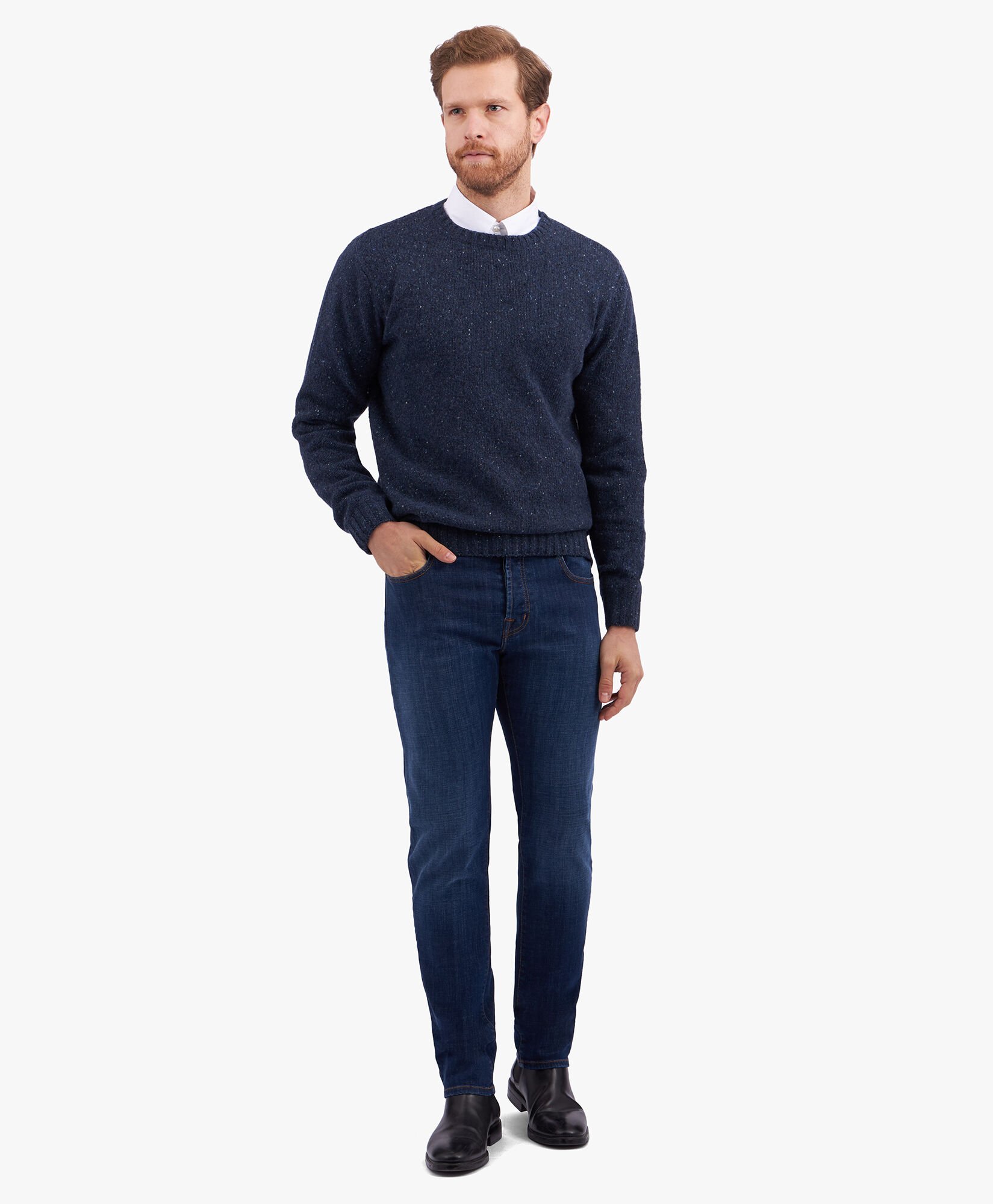 Stretch cotton denim jeans in Blue for Men Brooks Brothers UK