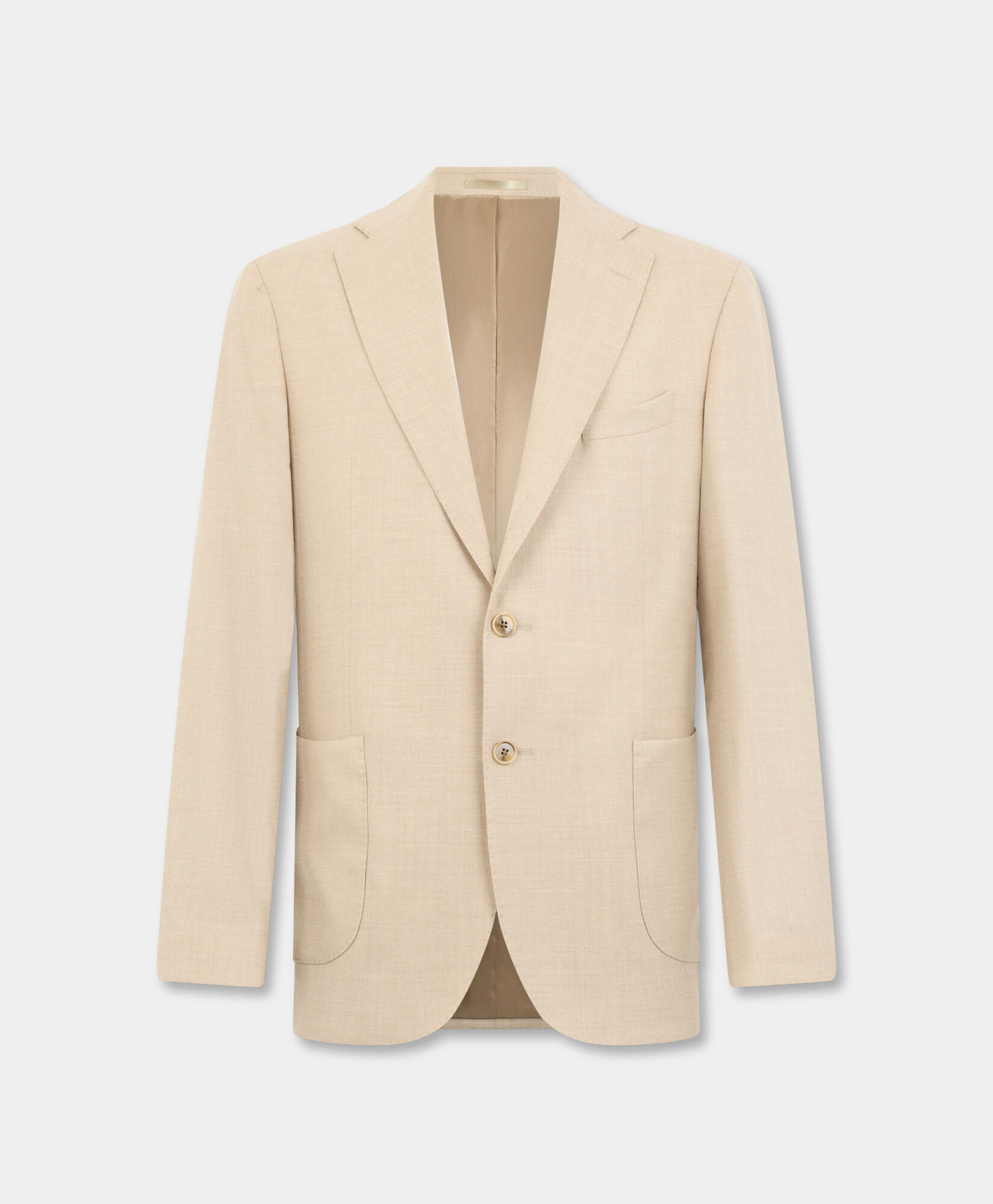 Brooks Brothers Wool Travel Suit Natural STREG065WOBPA007NATLP001