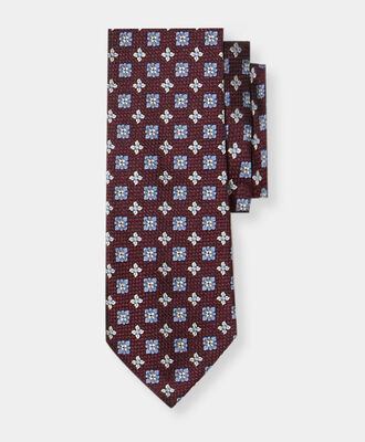 Brooks Brothers Micro Effect Silk Tie Burgundy ACNEK115SEPSE001BORDF001