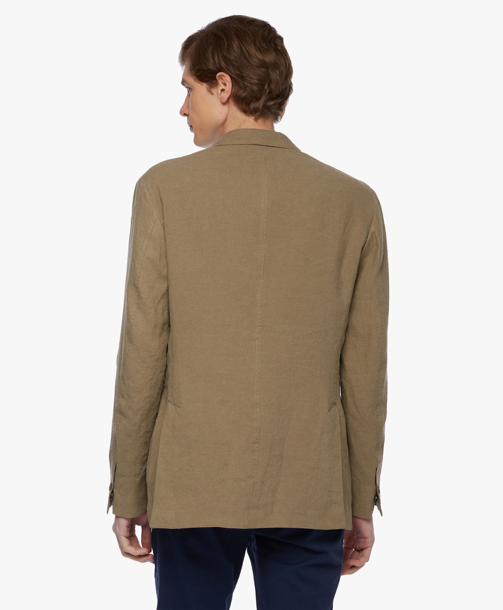 Linen Safari Jacket in Military for Men Brooks Brothers EU