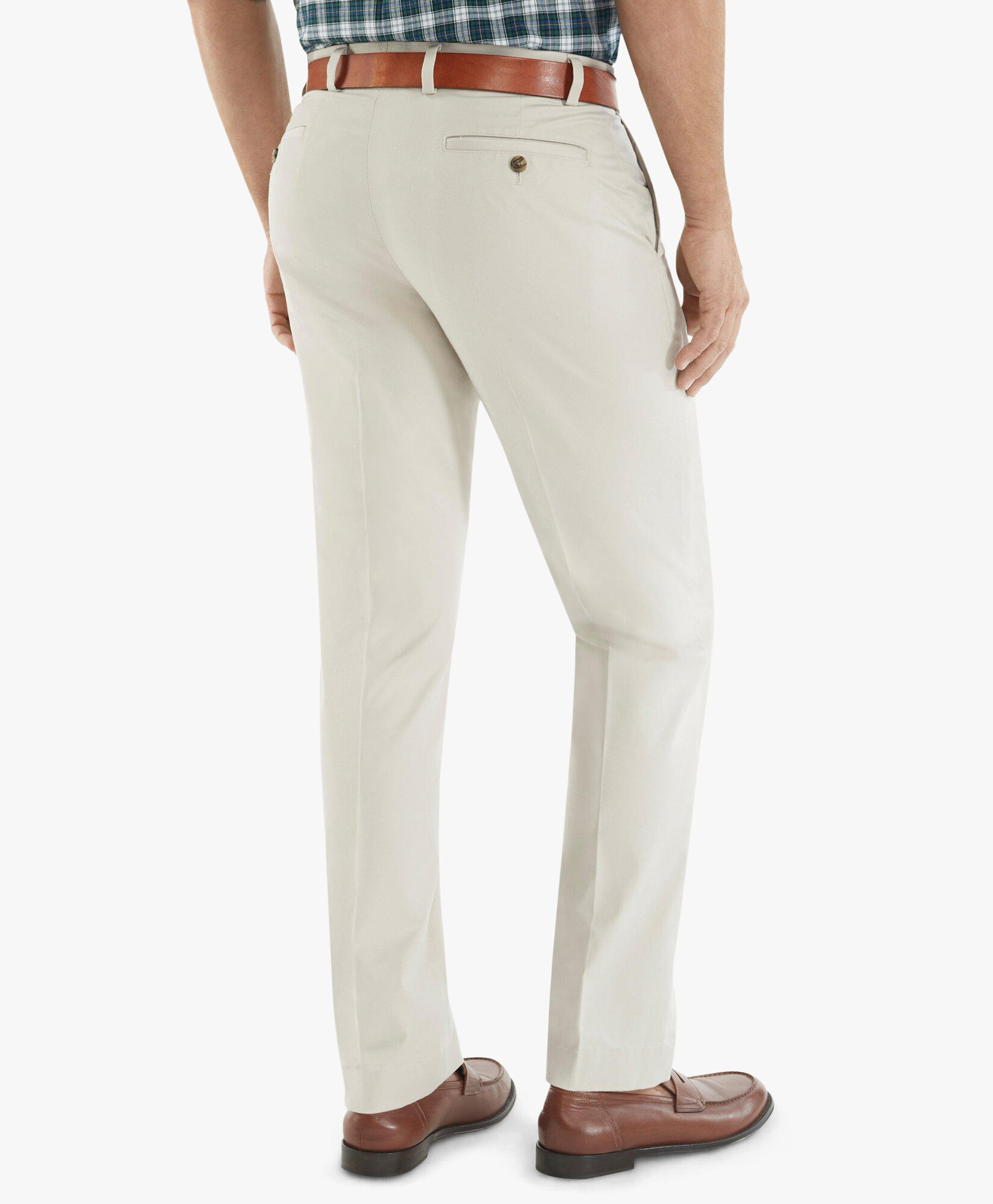 Milano Slim fit Advantage Chino Pants in Light Beige Brooks