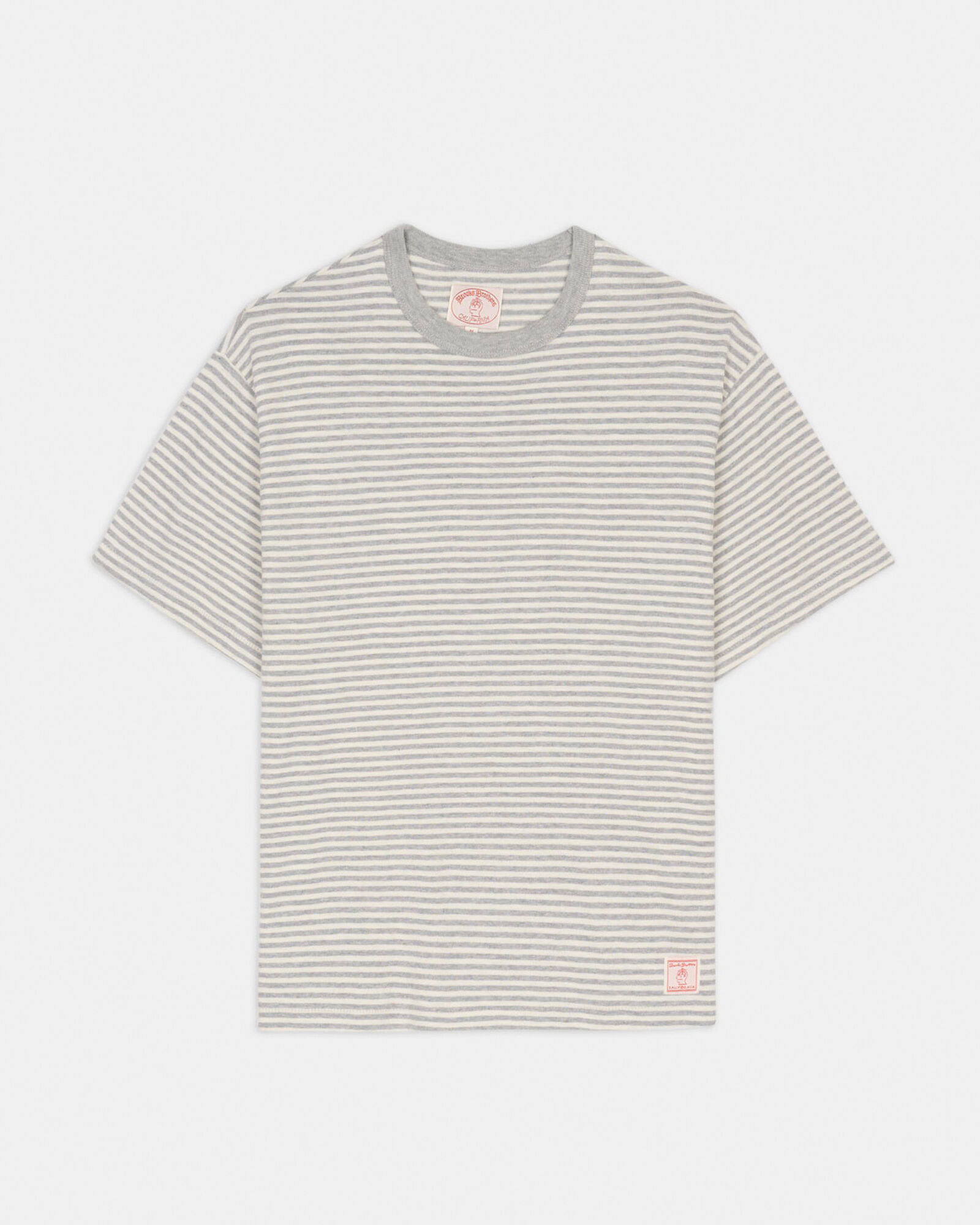 Brooks Brothers Brain Dead x Brooks Brothers California Striped T-Shirt Natural BDF24T10004182WH02