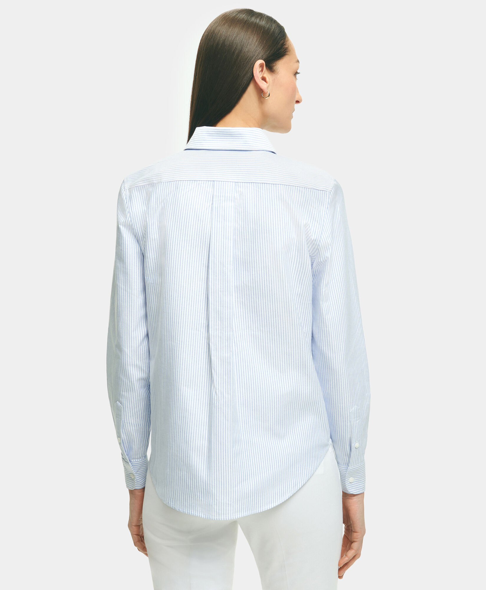 Striped Classic Fit Oxford Button Down Shirt in Blue for Women Brooks Brothers UK