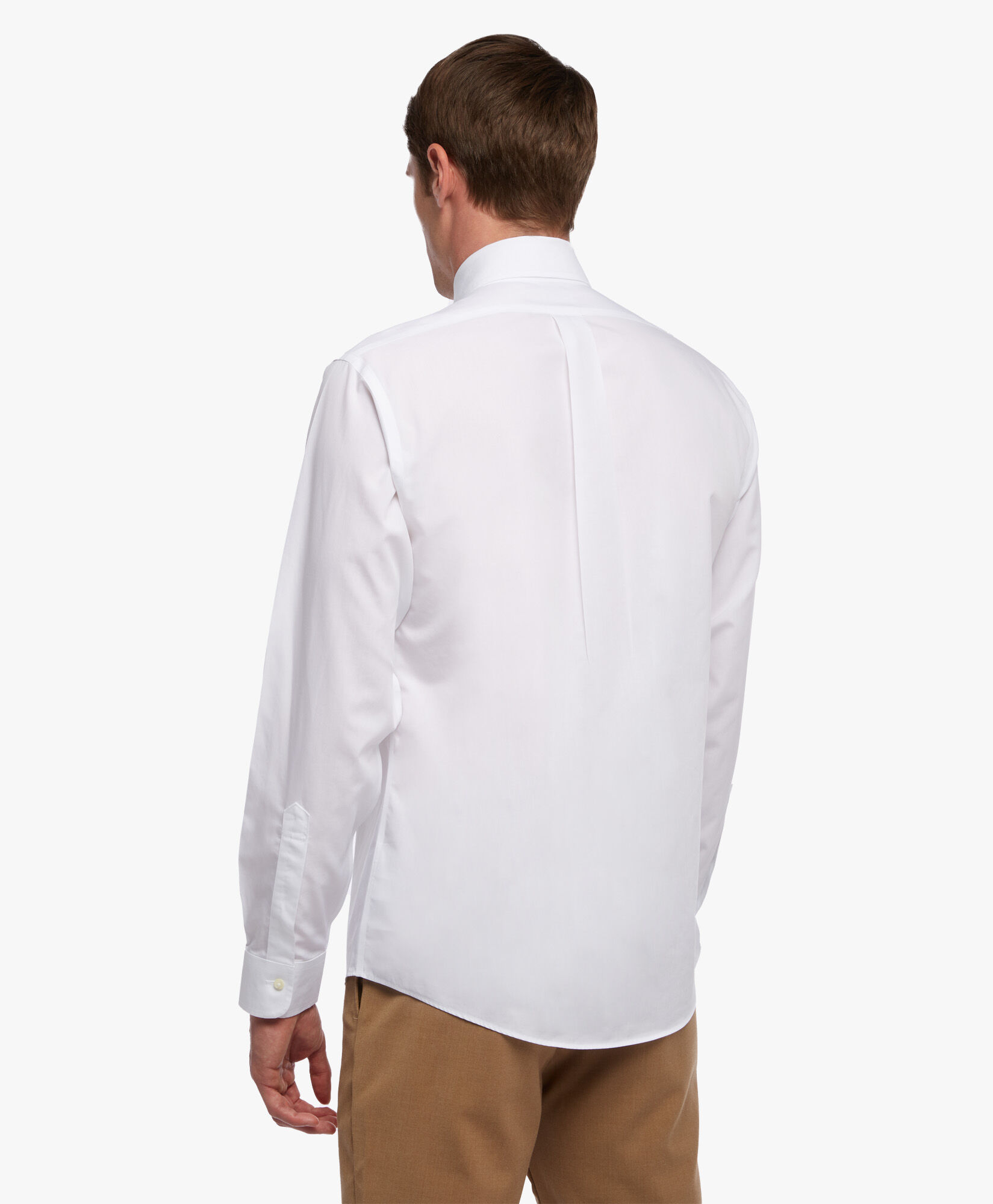 Camisa blanca brooks brothers best sale