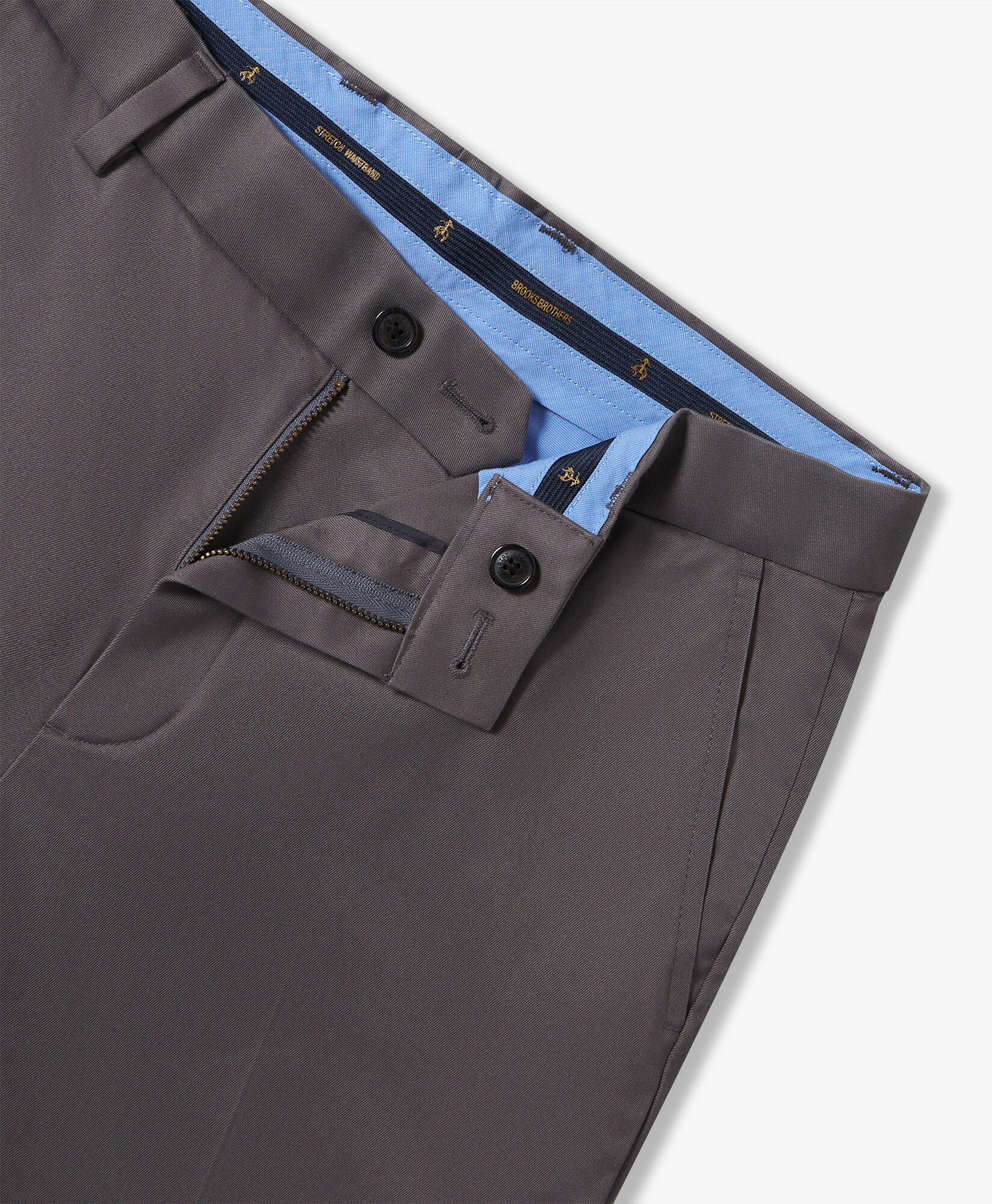 Brooks Brothers Slim Fit Advantage Stretch Chino Grey 1000097229US100204794