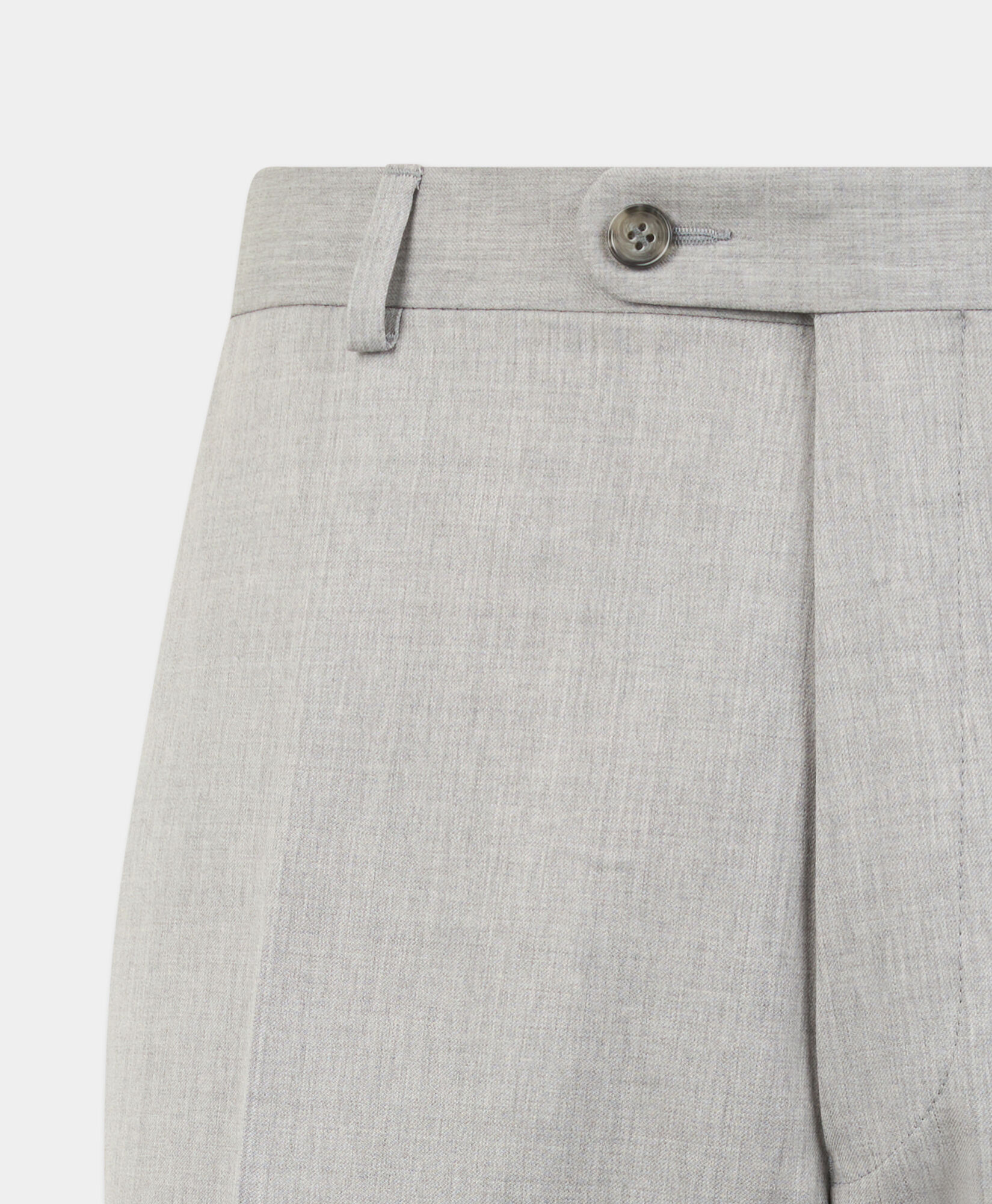 Brooks Brothers Virgin Wool Trousers Light Grey DTROU012WVPWV003LTGRP001