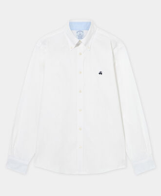 Brooks Brothers Regular Fit Oxford Non-Iron Button Down Shirt Open White 1000095299US100199966