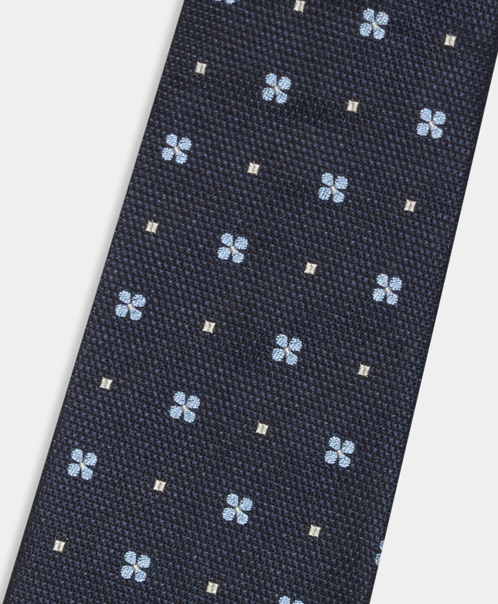 Brooks Brothers Micro Effect Silk Tie Blue ACNEK140SEPSE001BLUEF001