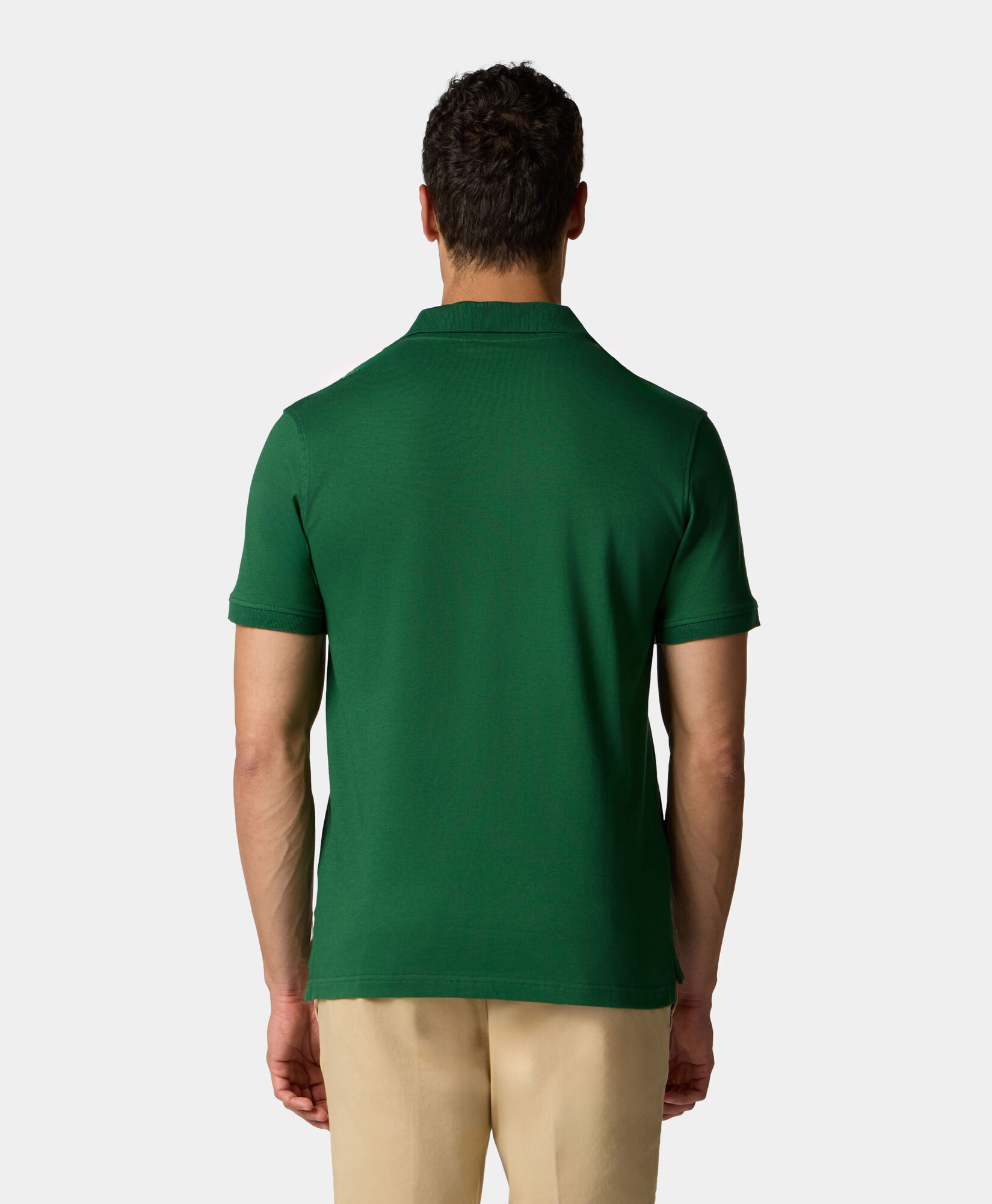 Brooks Brothers Cotton Piqué Polo Medium Green POJER010COPCO001GREEP003