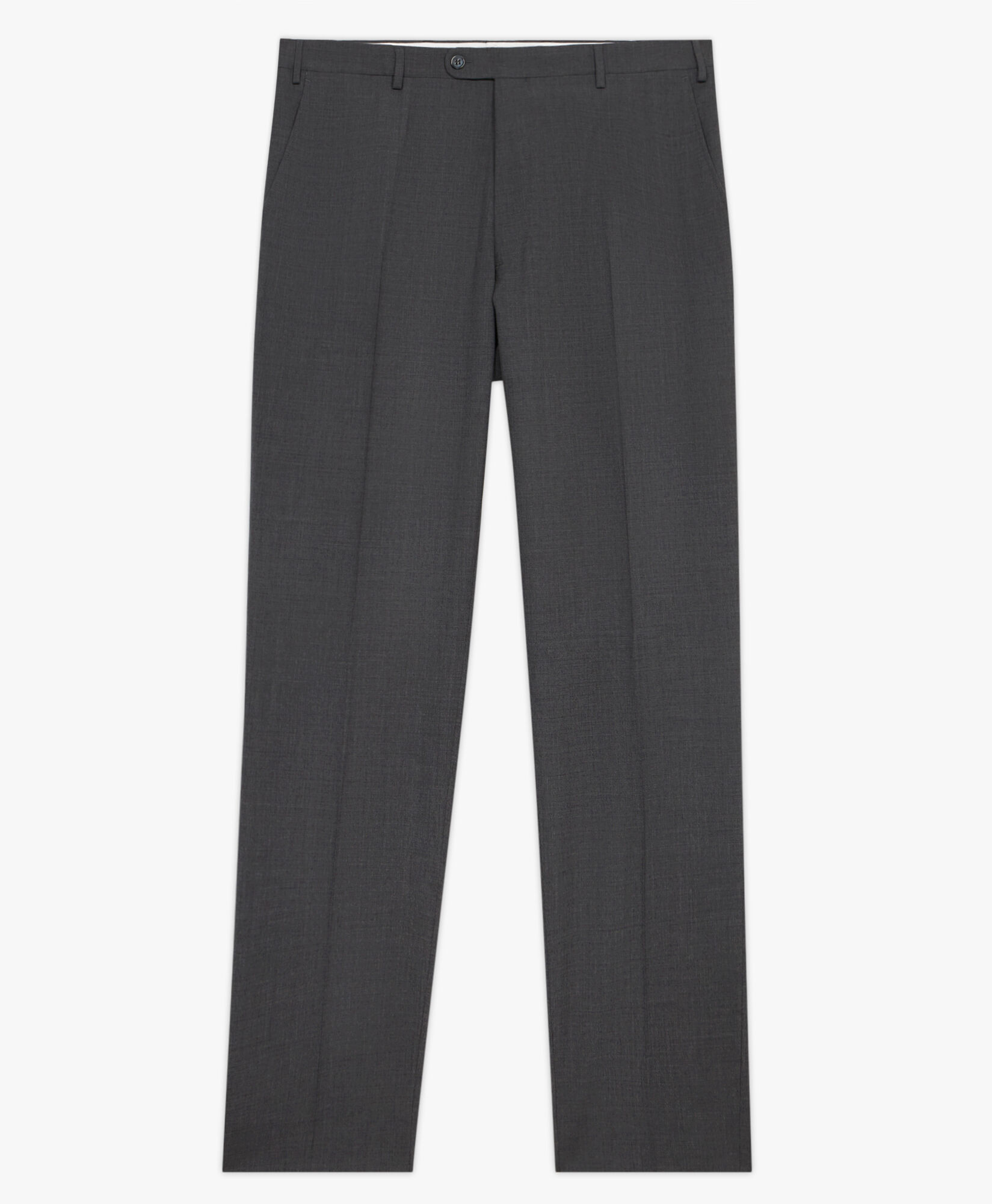 Grey Stretch Virgin Wool Pants in Medium Grey for Men Brooks Brothers UK