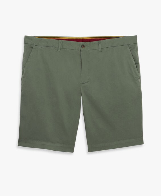 Brooks Brothers Military Cotton Chino Shorts Militare CPBER007COBSP002MILIP001
