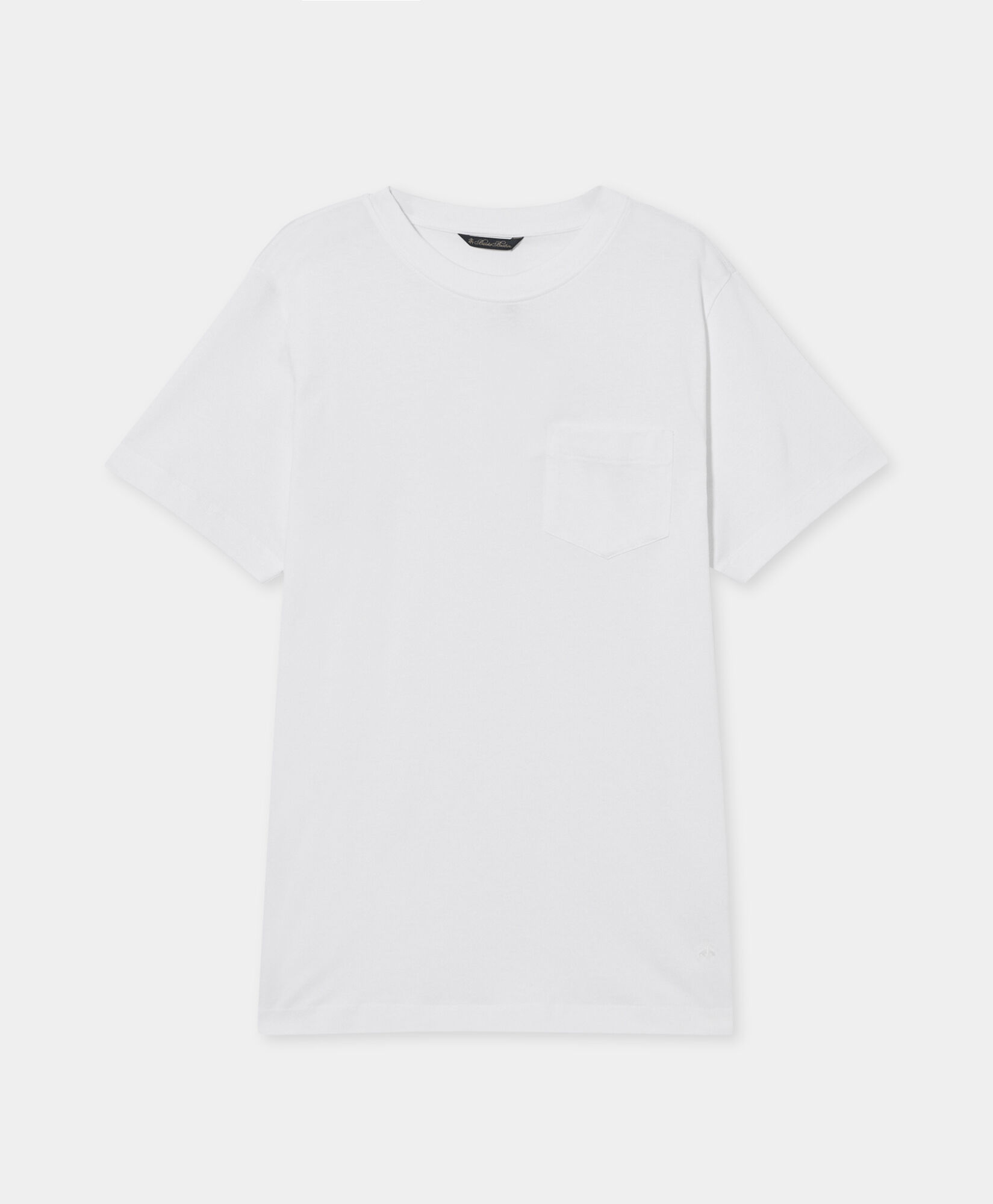 Brooks Brothers Cotton Pocket T-Shirt White KNTSH009COPCO001WHITP001