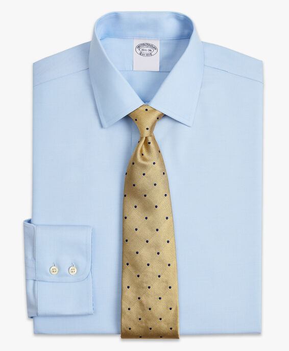 Brooks Brothers Camisa de vestir azul claro de corte regular con cuello Ainsley Azul claro 1000095234US100199813