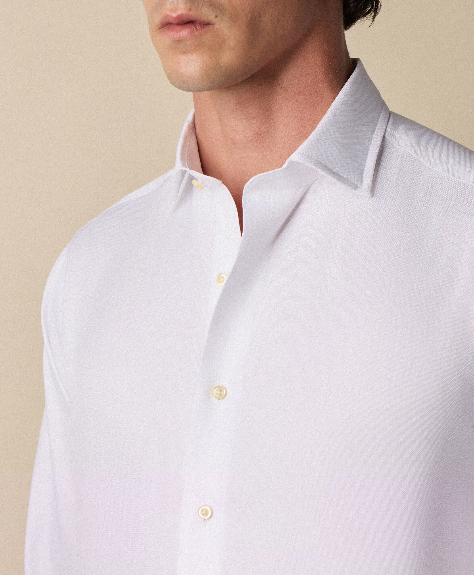 Brooks Brothers Chemise Thomas Mason Coupe Classique avec Col Anglais Spread Blanc 1000104862US100223403