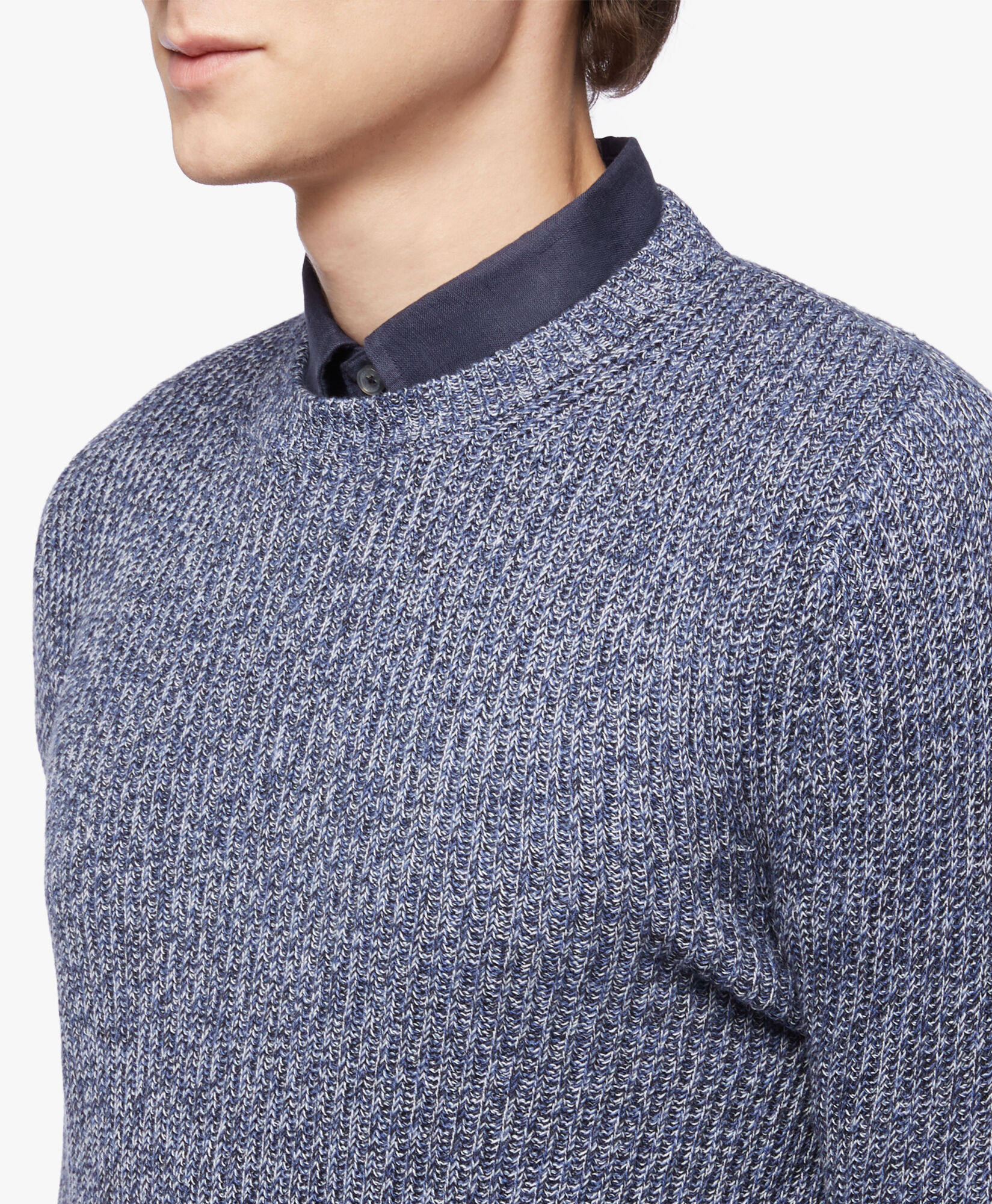 Cotton and Cashmere Sweater in Blue for Men Brooks Brothers EU