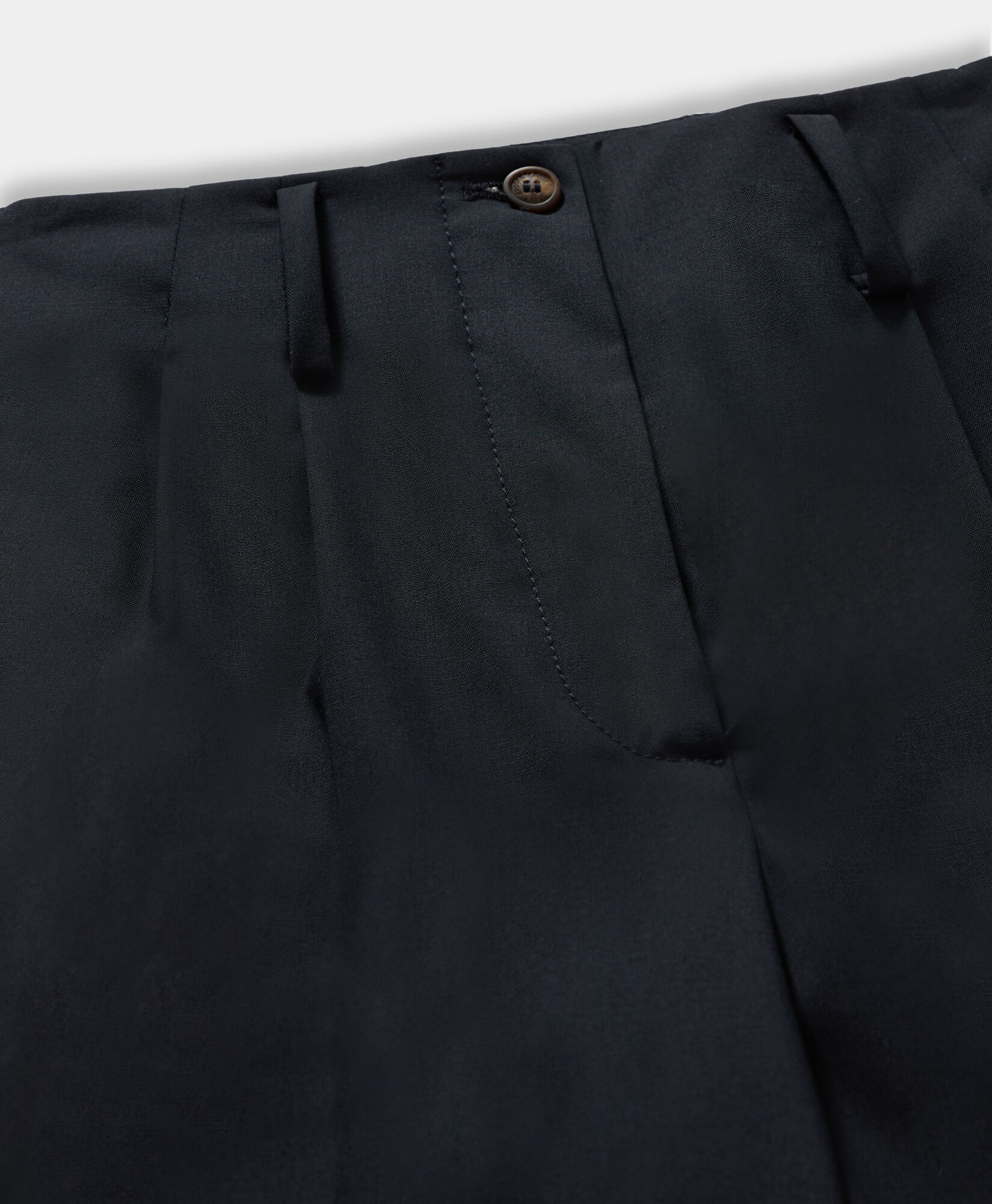 Brooks Brothers Wool Blend Stretch Pleated Trousers Navy CPHWS001WOBEA001NAVYP001