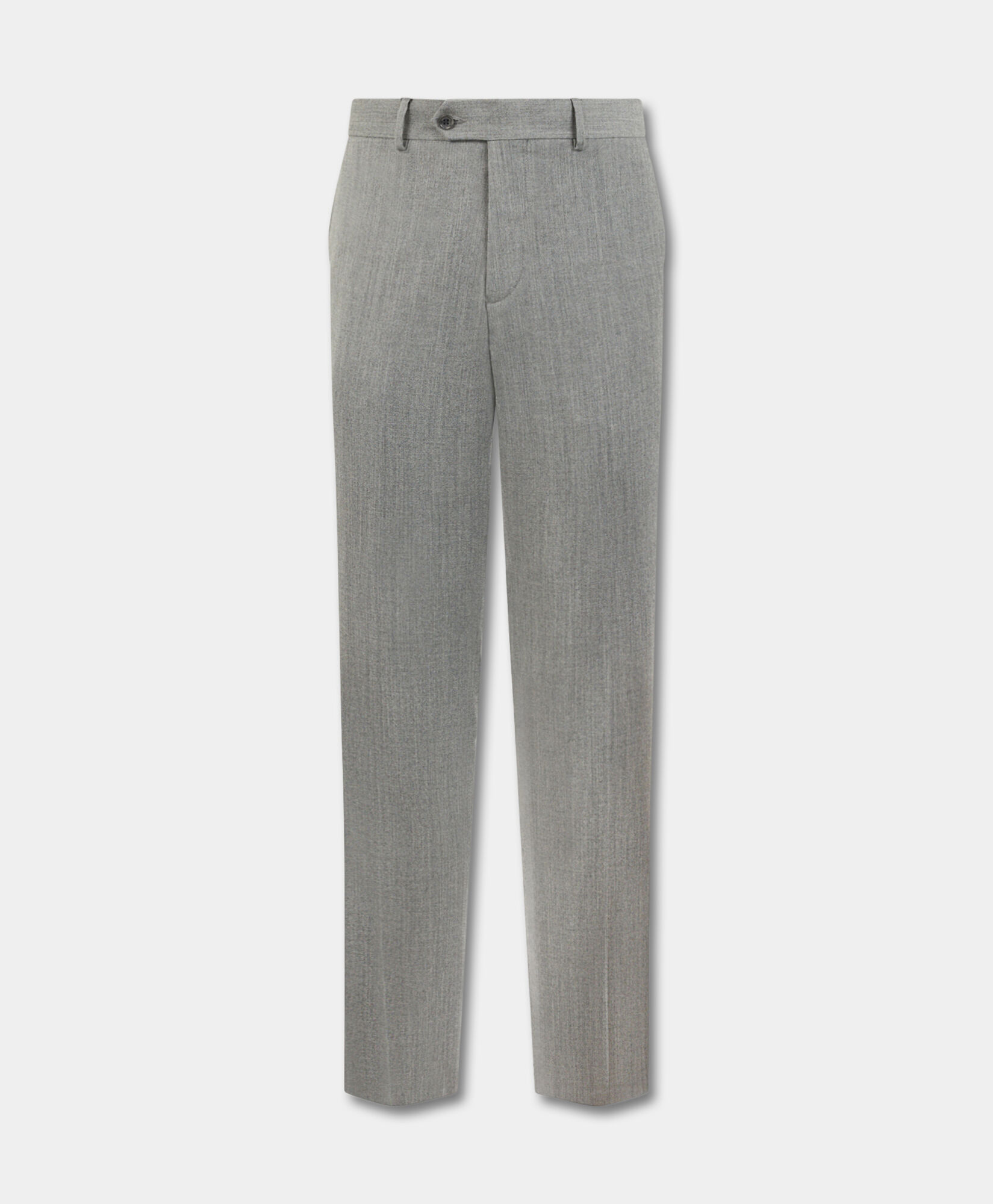 Brooks Brothers Virgin Wool Blend Trousers Light Grey DTROU037WVBPL005LTGRP001