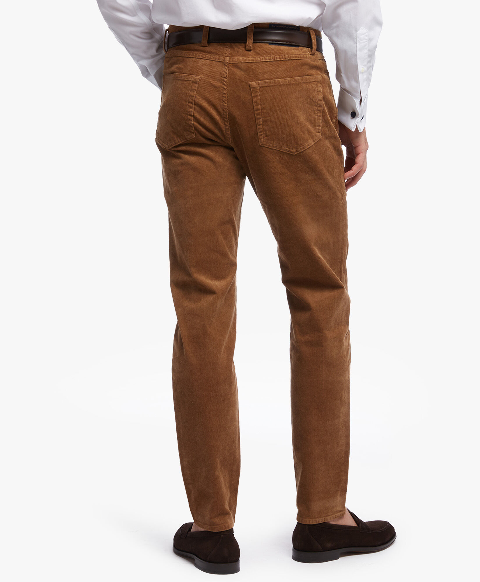 Milano Slim Fit Trousers Corduroy in Marrone da Uomo Brooks Brothers EU