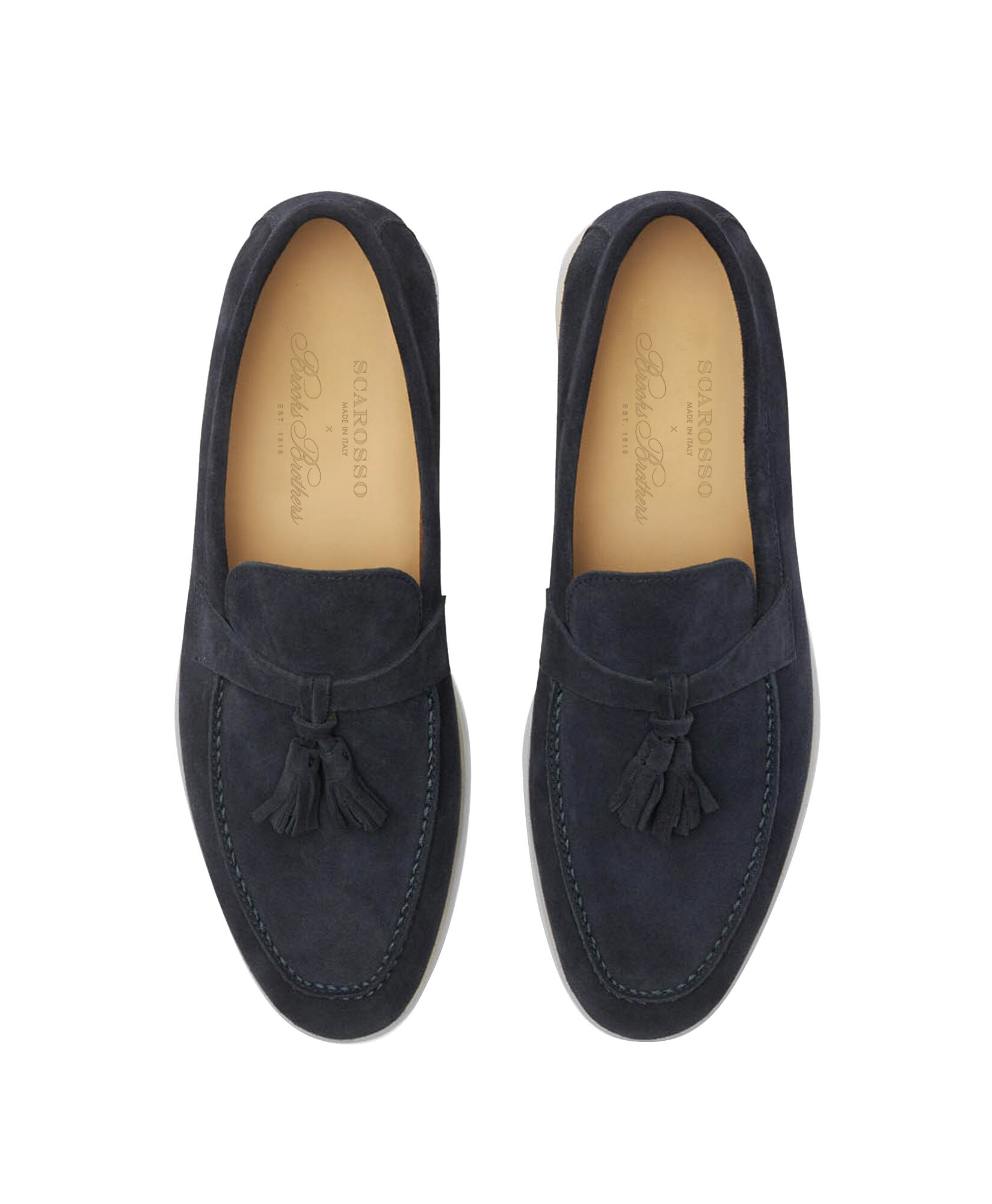 Brooks brothers suede loafers deals