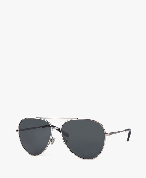 Brooks Brothers Gafas de sol de estilo aviador grises Gris 10BB4064METALMDGRP001