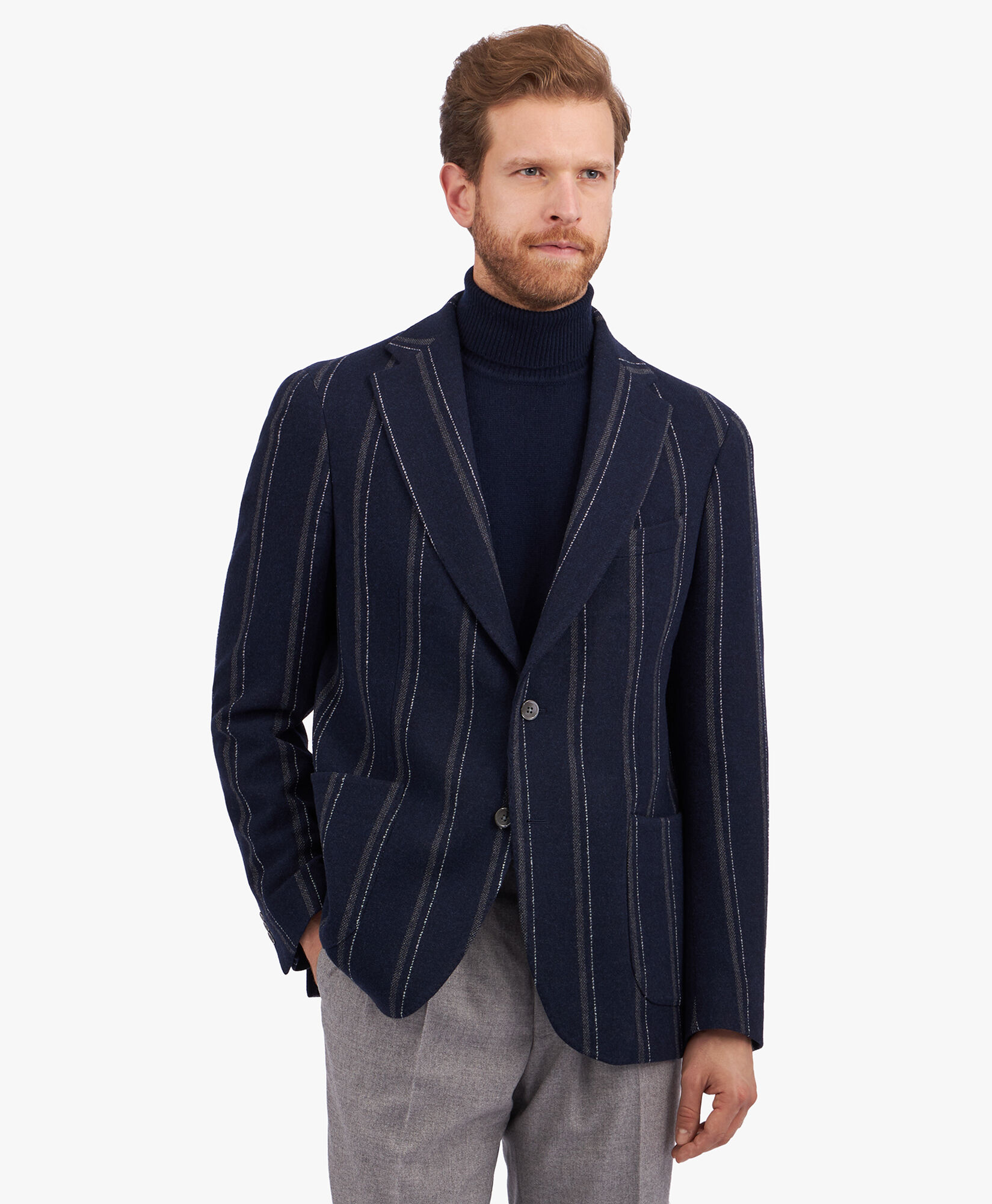 High neck blazer for mens hot sale