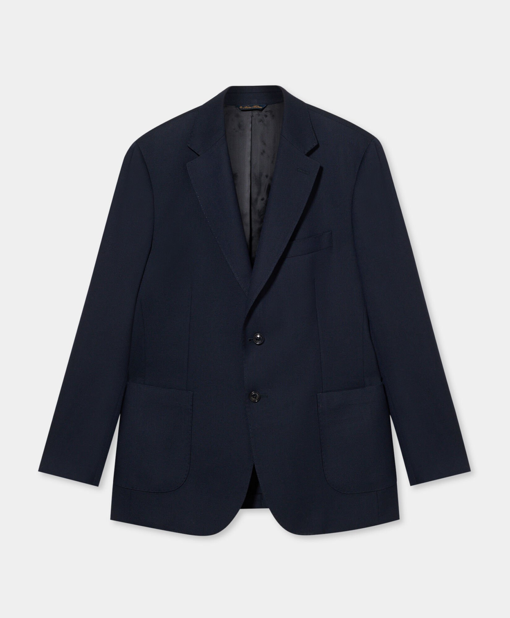 Brooks Brothers Hopsack Virgin Wool Blazer Navy JKREG100WVPWV003NAVYP001