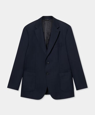 Brooks Brothers Hopsack Virgin Wool Blazer Navy JKREG100WVPWV003NAVYP001
