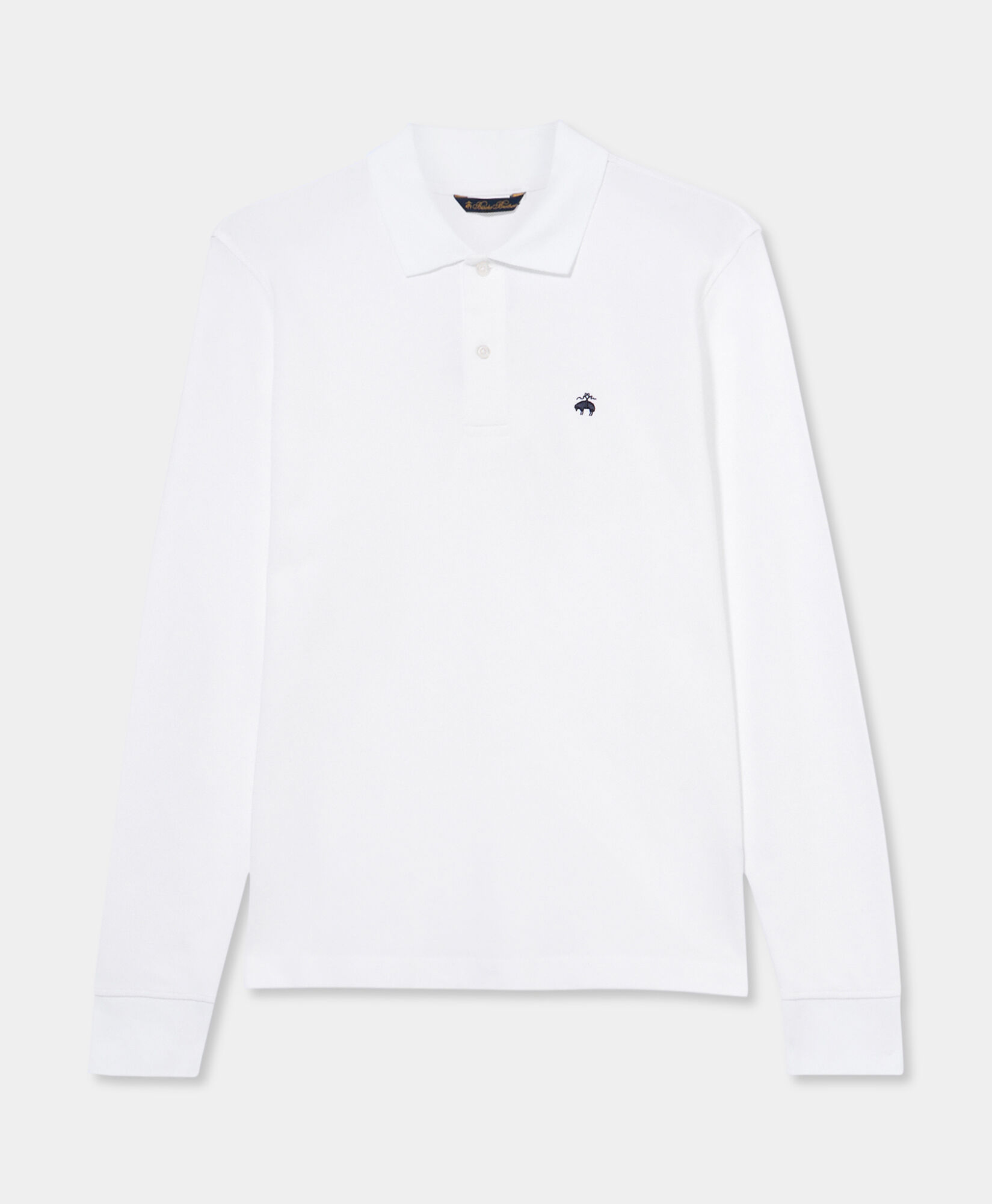 Brooks Brothers Piqué Cotton Polo White POJERL10COBEA001WHITP001