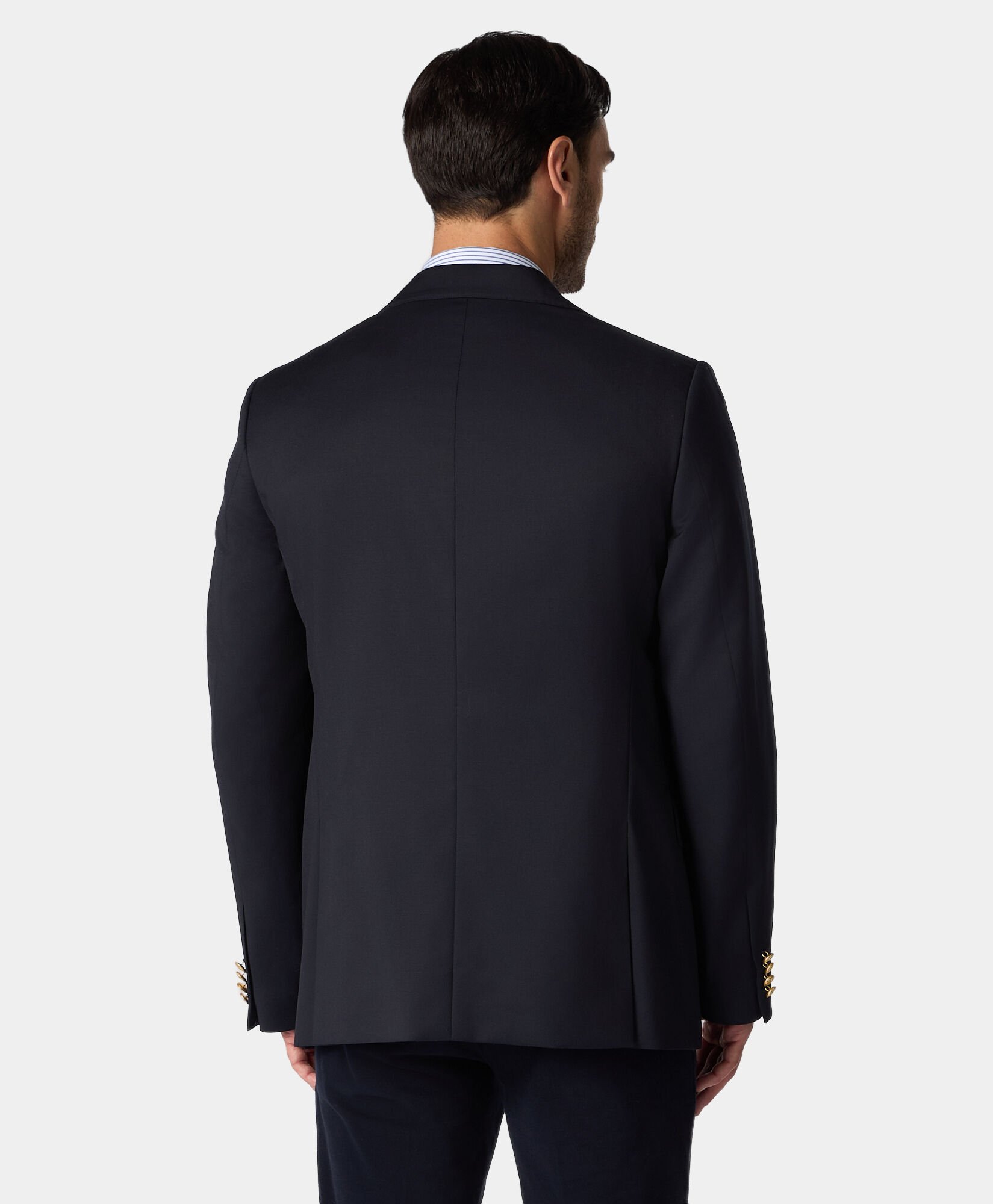 Gold Buttons Virgin Wool Blazer in Navy for Men Brooks Brothers UK