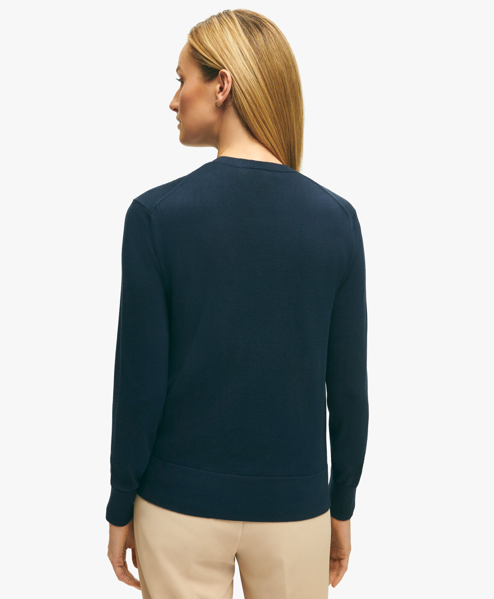 Cardigan aus Supima Baumwolle in Marineblau fur Damen Brooks Brothers EU