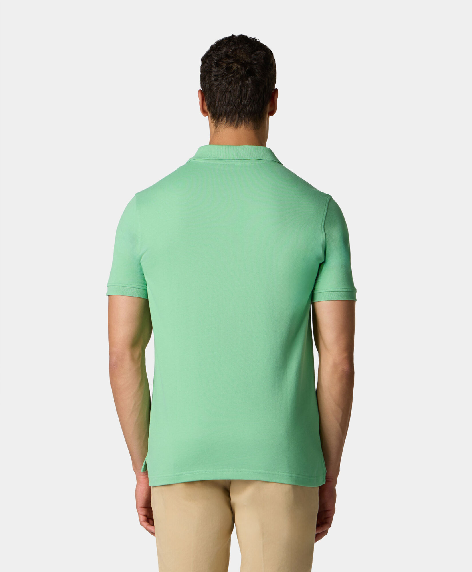 Brooks Brothers Cotton Piqué Polo Bright Green POJER010COPCO001BRGRP001