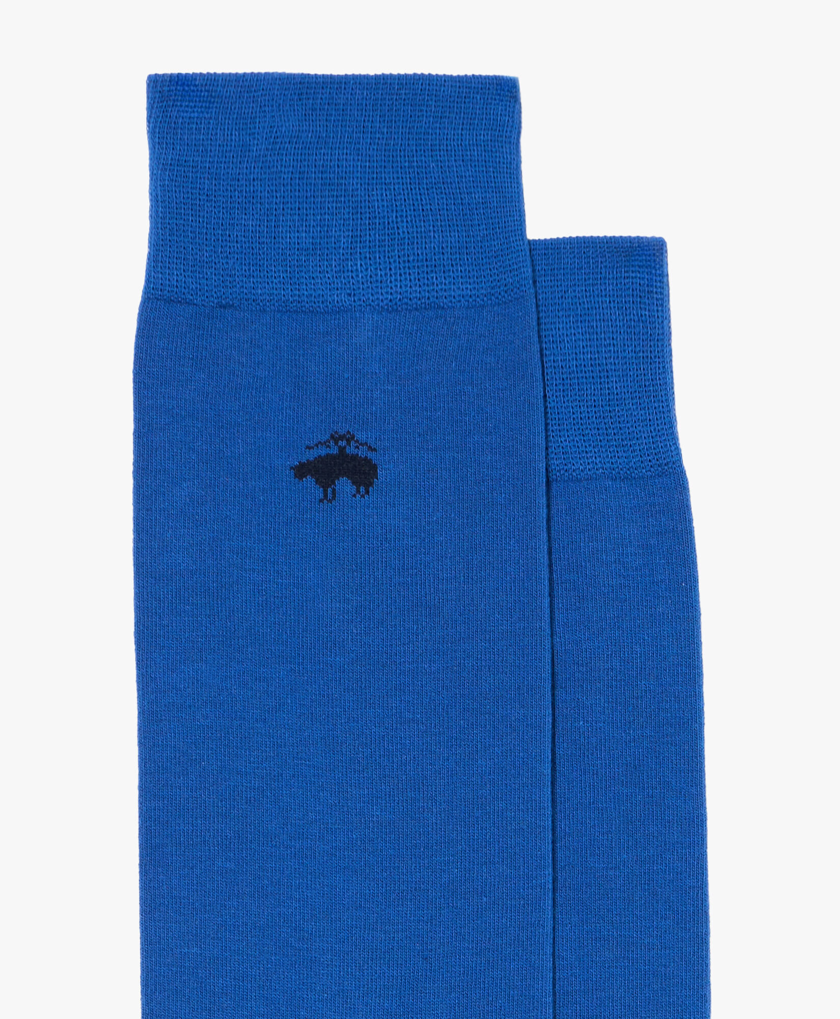 Brooks Brothers Calze Corte in Cotone Blu Reale MXAC90003KN10257004P