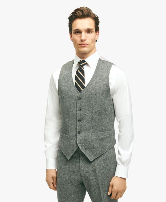 Brooks Brothers Medium Grey Wool Vest Light Grey 1000096338US100200844