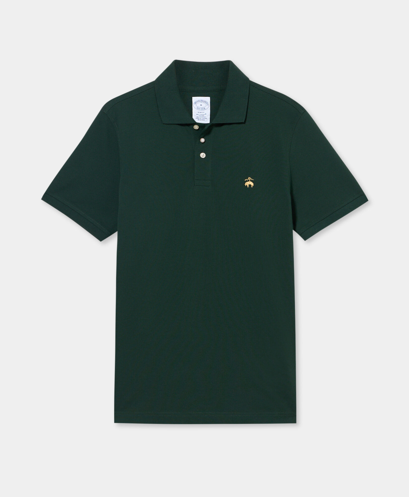 Brooks Brothers Golden Fleece Piqu&eacute;-Poloshirt aus Supima-Baumwolle Dunkelgr&uuml;n 1000085167US100174370
