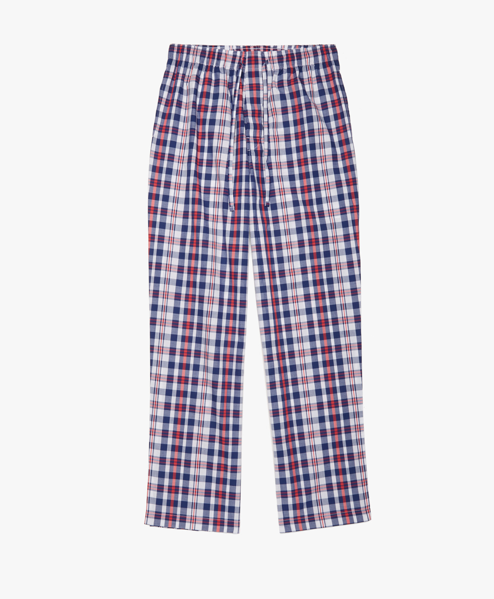 CottonMadrasLoungePants en Blanco Abierto de hombre Brooks Brothers EU