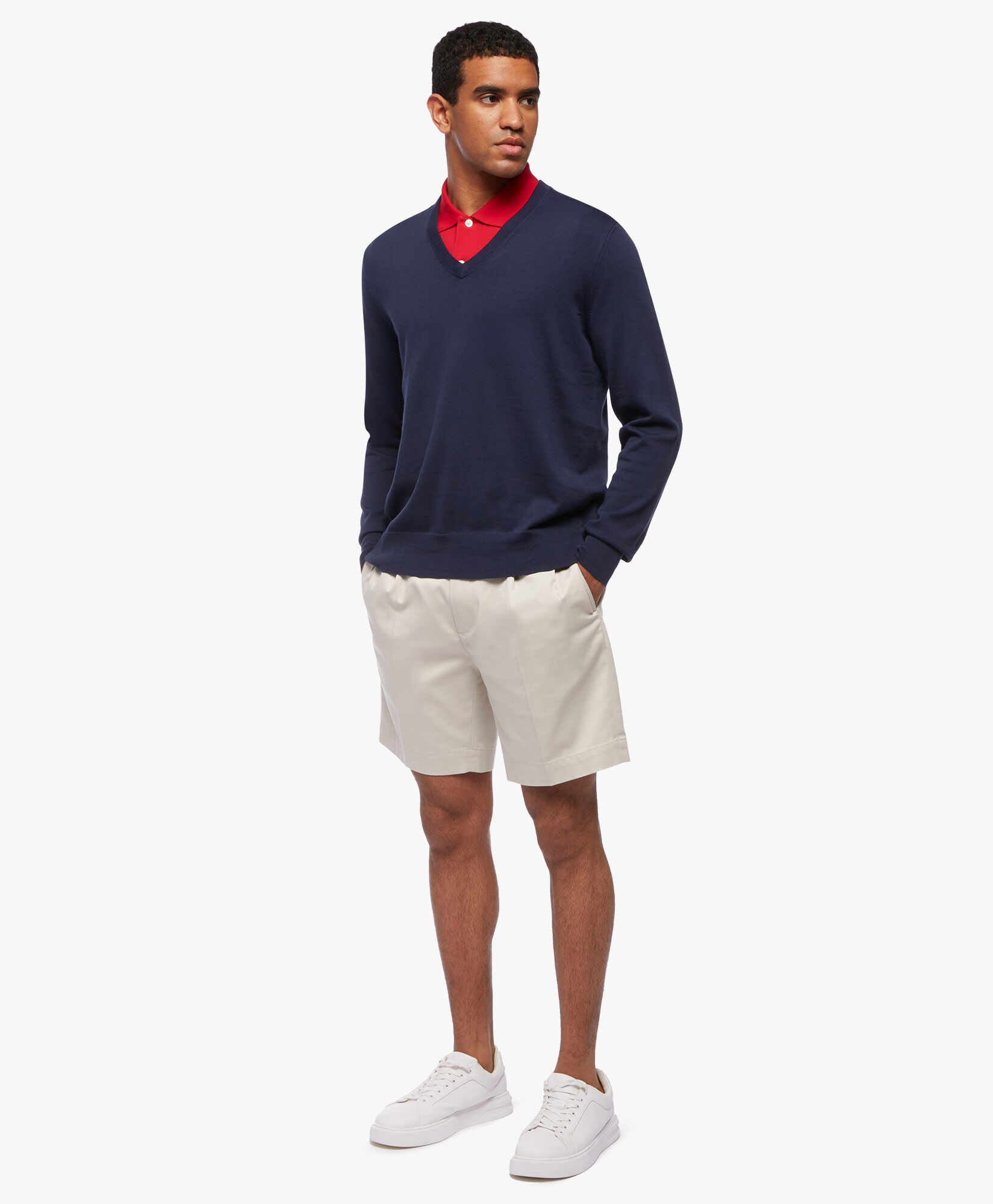 Red Slim Fit Golden Fleece Stretch Supima Polo Shirt in Red for Men Brooks Brothers UK