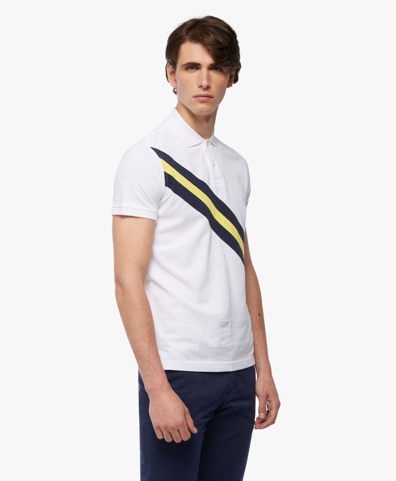 Archive logo cotton piqué polo shirt 2025