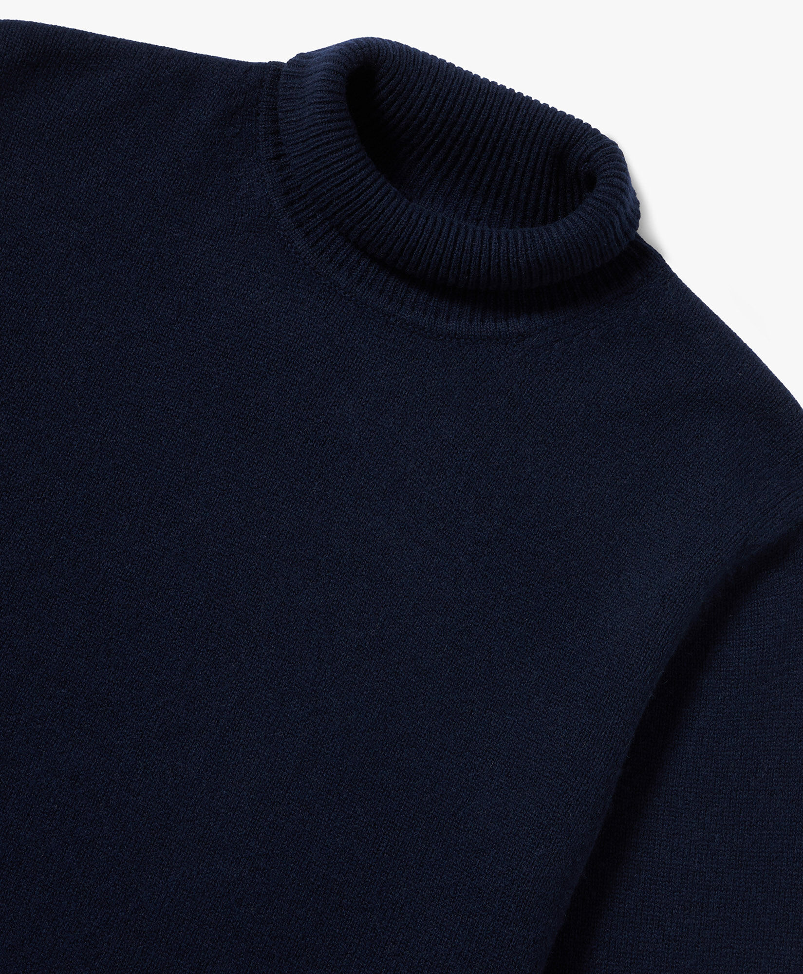 Navy Wool Cashmere Blend Turtleneck Sweater in Navy for Men Brooks Brothers EU