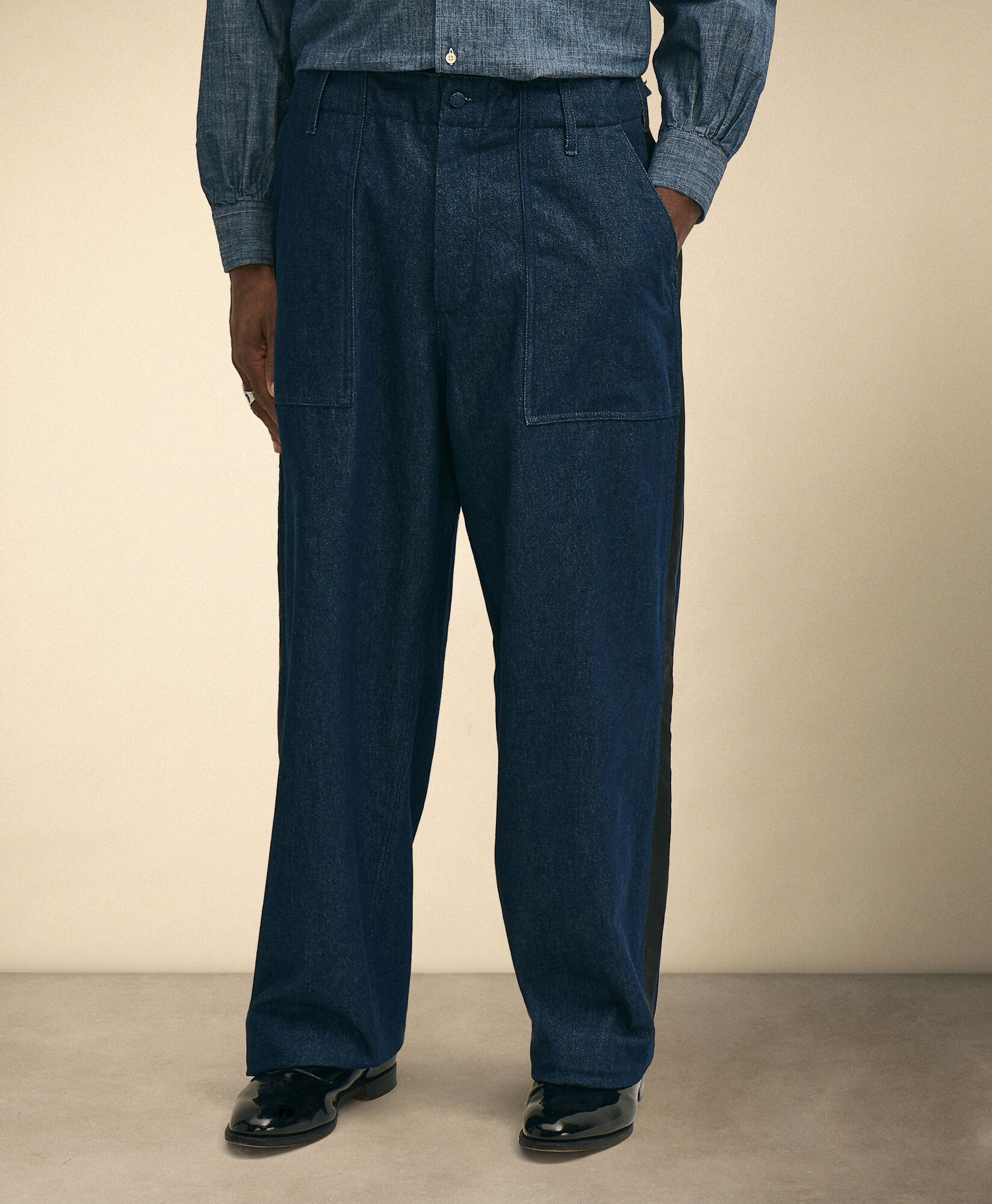 Brooks Brothers Brooks Brothers x Engineered Garments - Denim Fatigue Pants Denim 1000107255US100227424