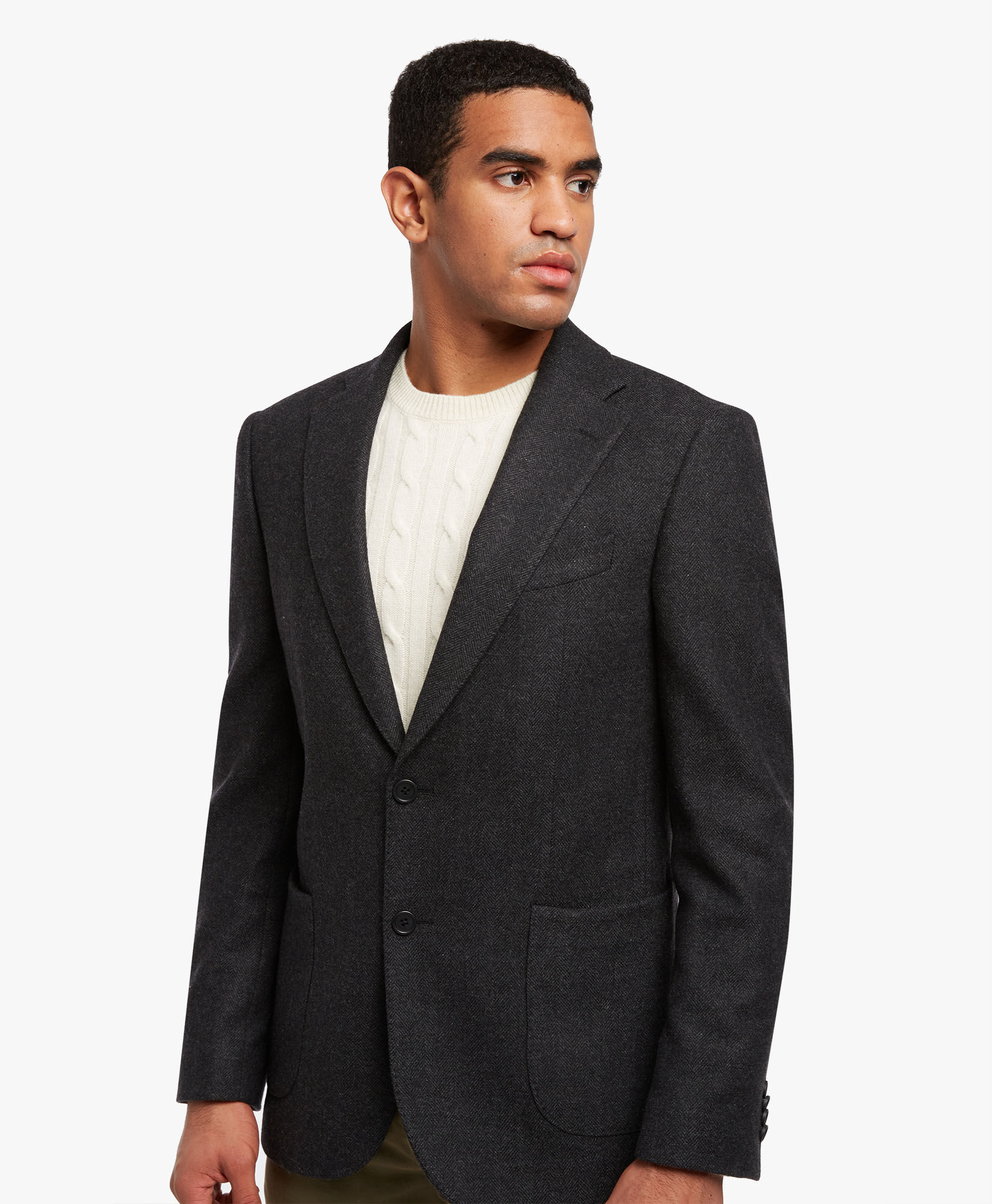 Dark grey sports jacket deals