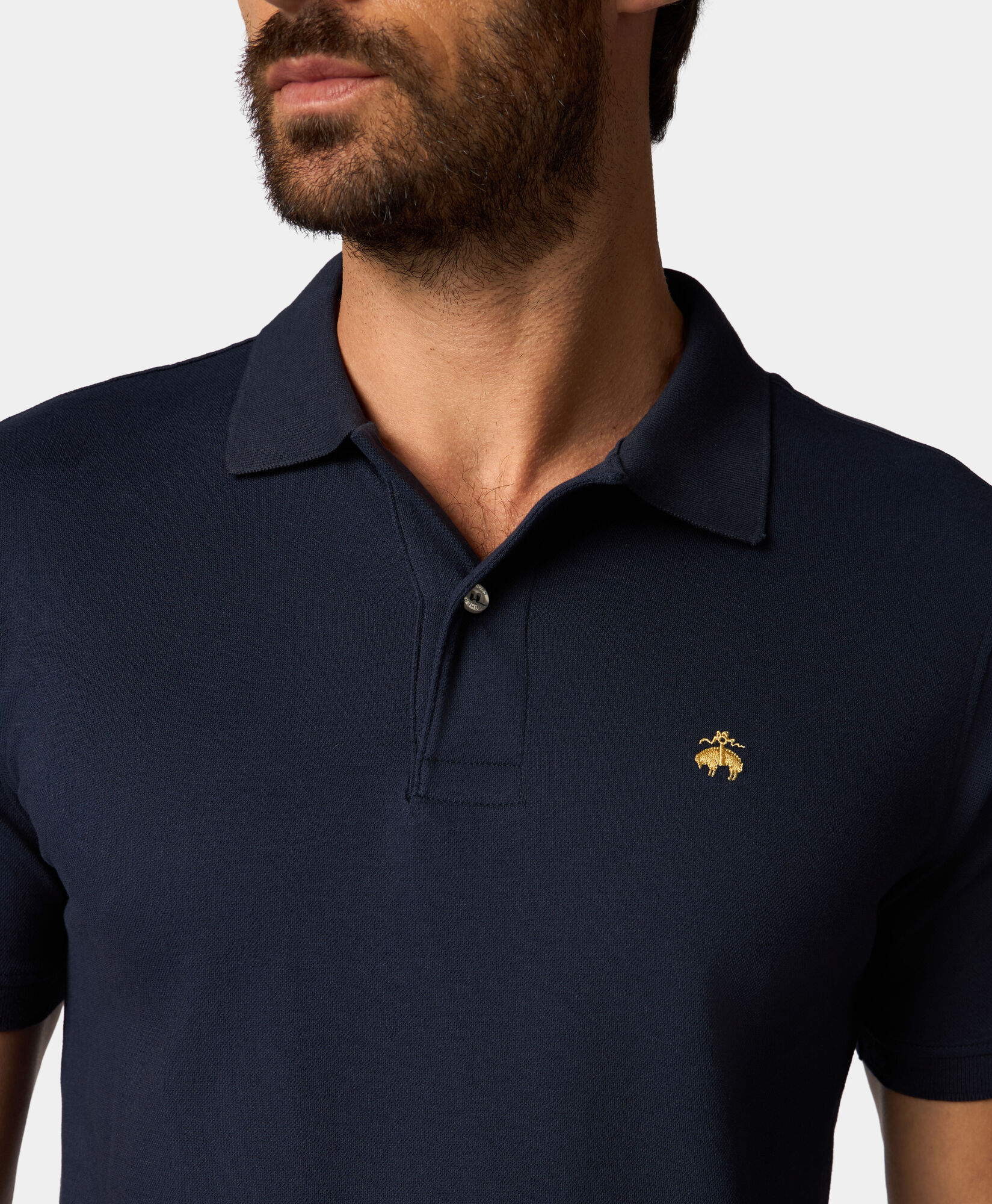 Brooks Brothers Cotton Piqué Polo Navy POJER010COPCO001NAVYP001
