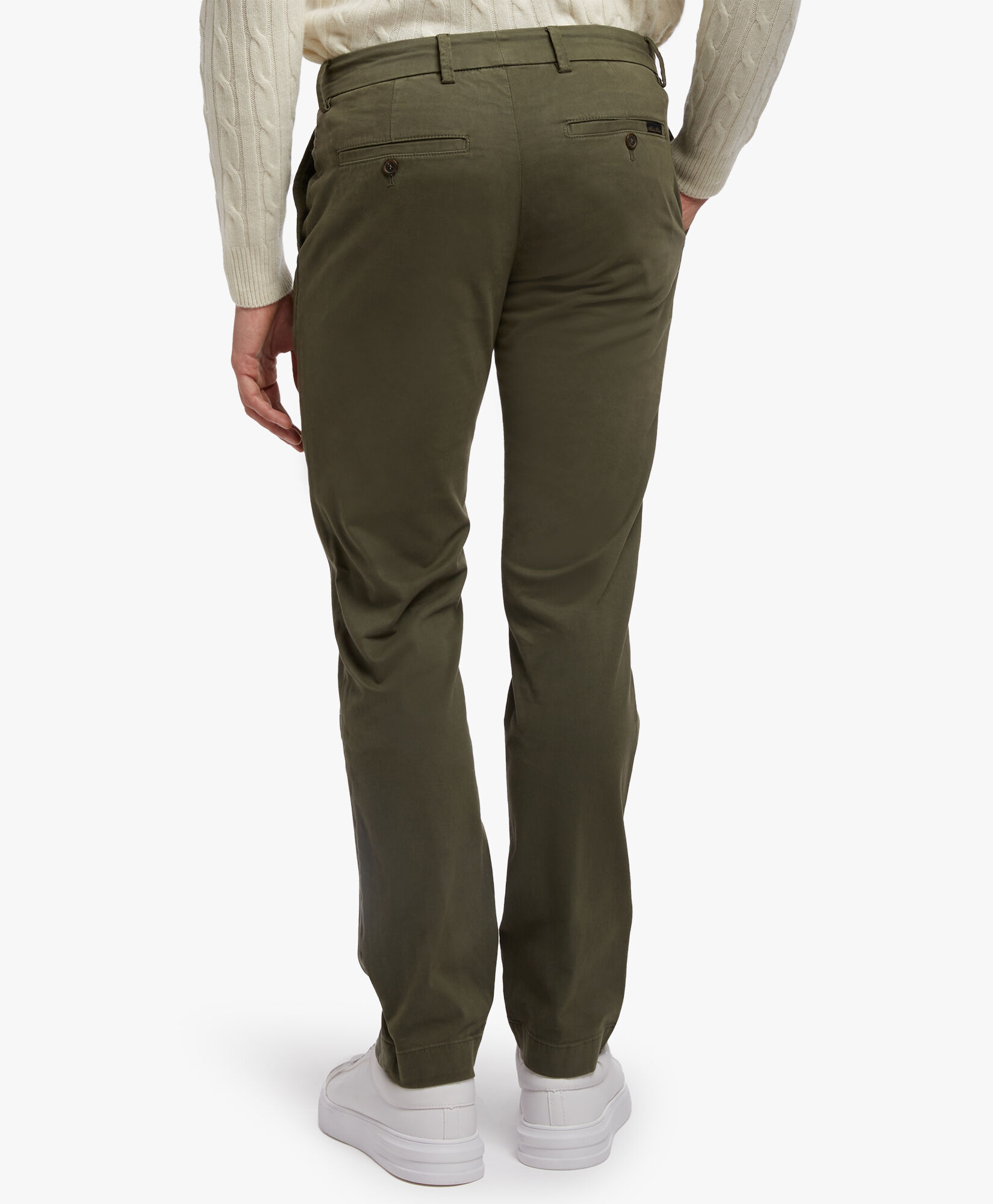 Brooks Brothers Stretch Cotton Chinos Gr&uuml;n CPCHI001COBSP003GREEP001